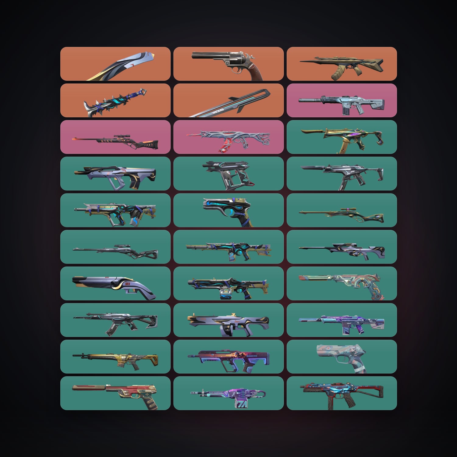 LA Iron 3 locker — 3 knives, 55 skins, lvl 93 — HabibiAccounts