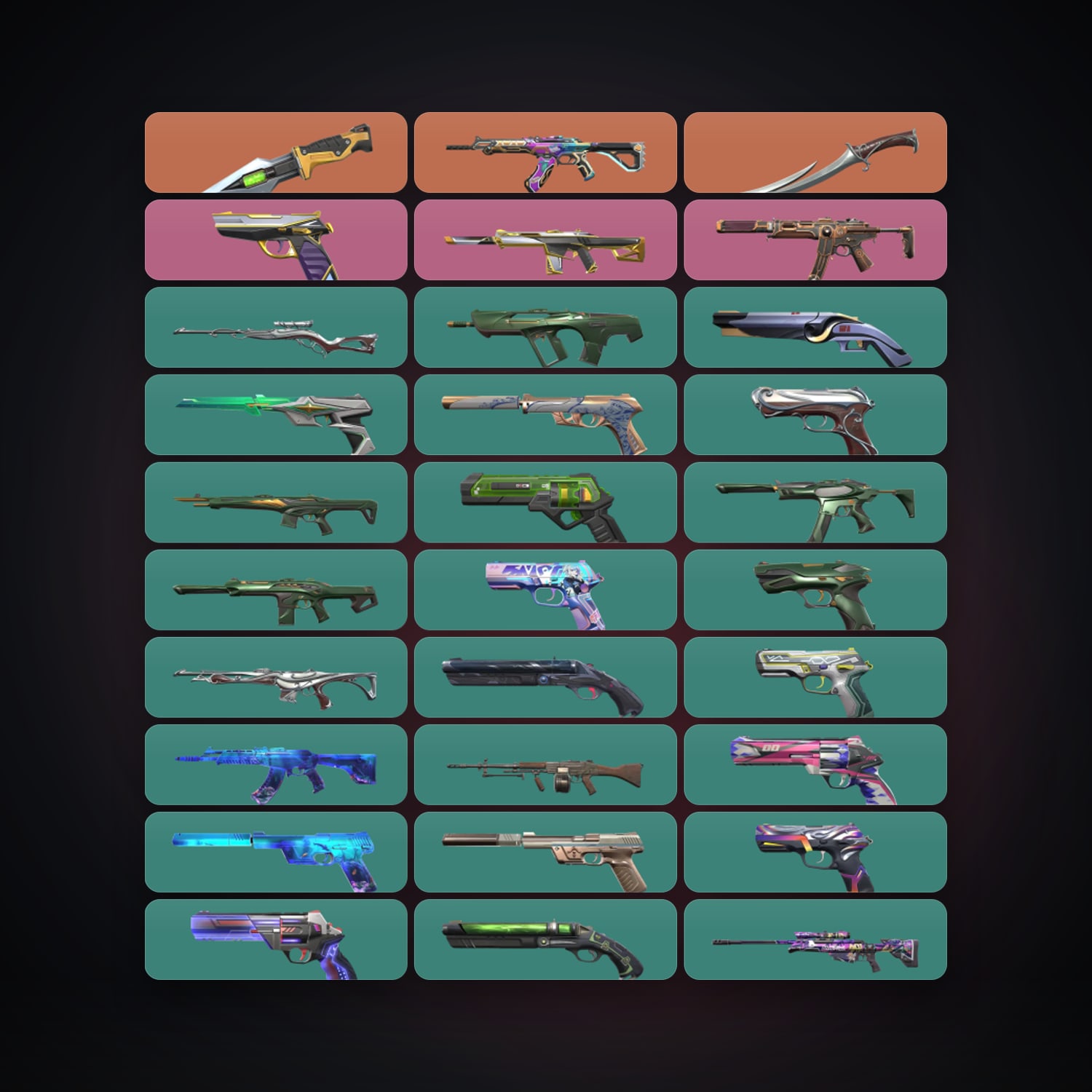 LA Gold 3 locker — 2 knives, 78 skins, lvl 456 — HabibiAccounts