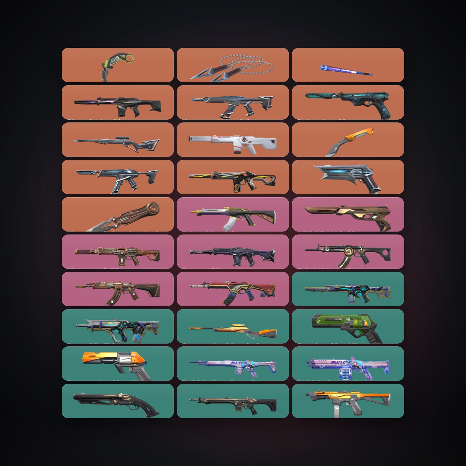 NA Silver 2 locker — 5 knives, 65 skins, lvl 108 — HabibiAccounts