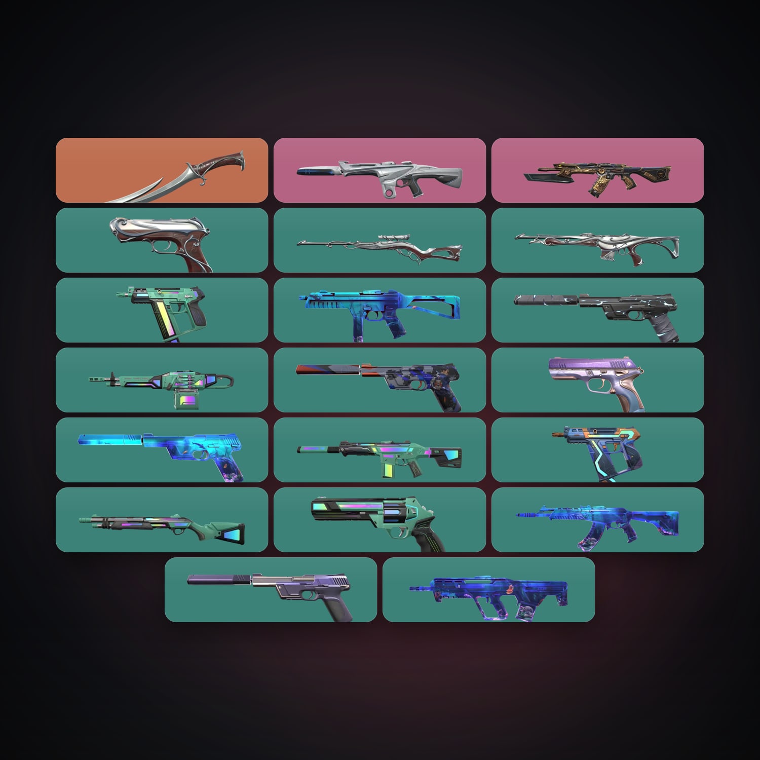 NA Silver 1 locker — 1 knives, 20 skins, lvl 84 — HabibiAccounts