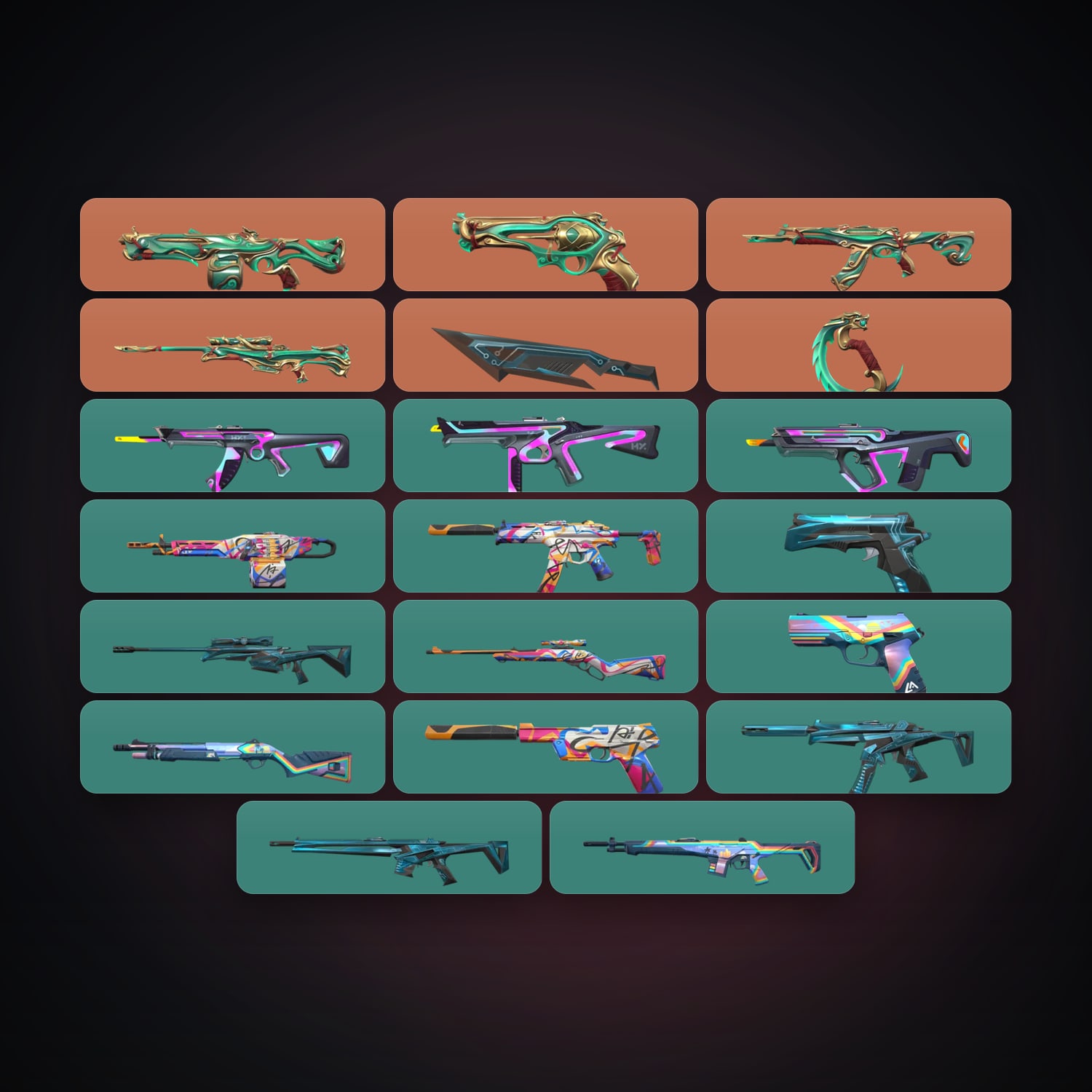 NA Silver 2 locker — 2 knives, 20 skins, lvl 23 — HabibiAccounts