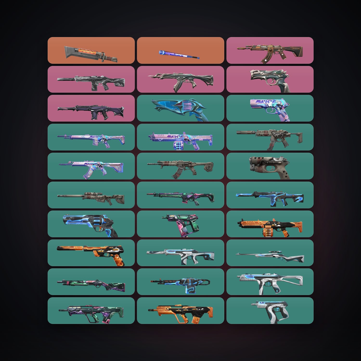 NA Gold 2 locker — 2 knives, 32 skins, lvl 68 — HabibiAccounts