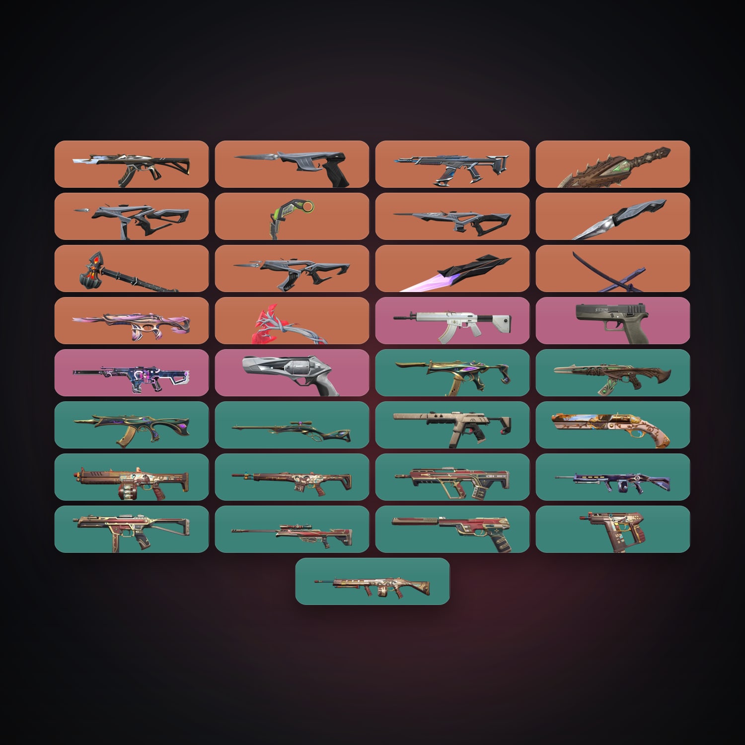 NA Bronze 2 locker — 7 knives, 33 skins, lvl 38 — HabibiAccounts