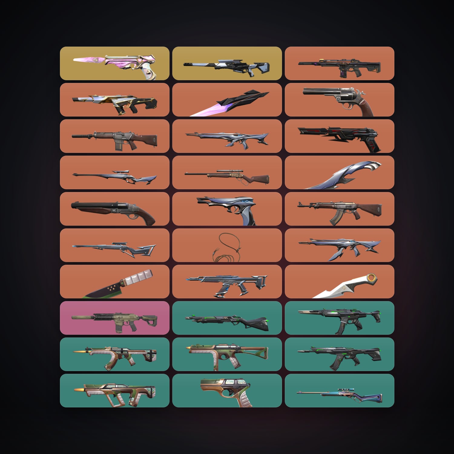 NA Gold 3 locker — 5 knives, 43 skins, lvl 60 — HabibiAccounts
