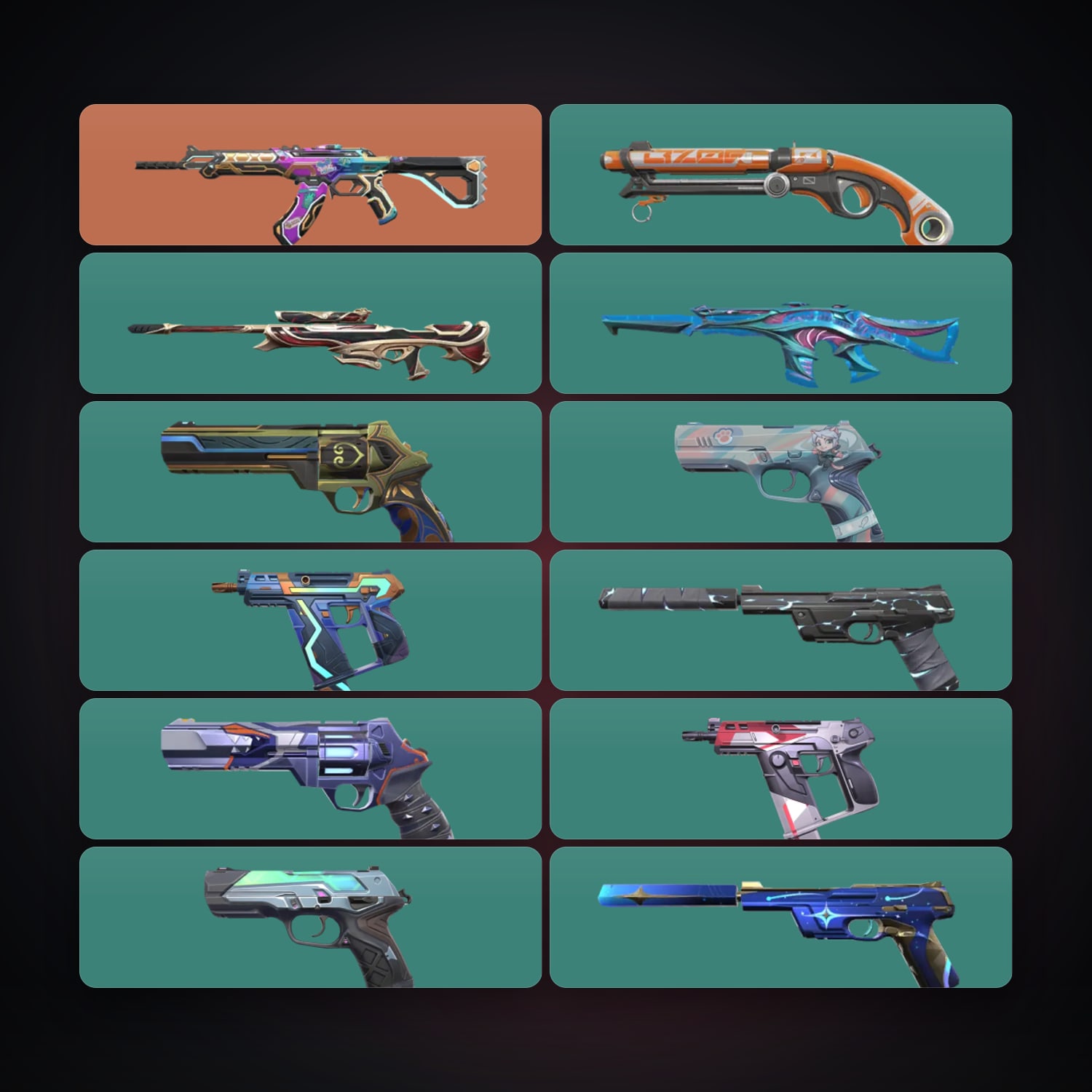 AP Gold 2 locker — 12 skins, lvl 130 — HabibiAccounts