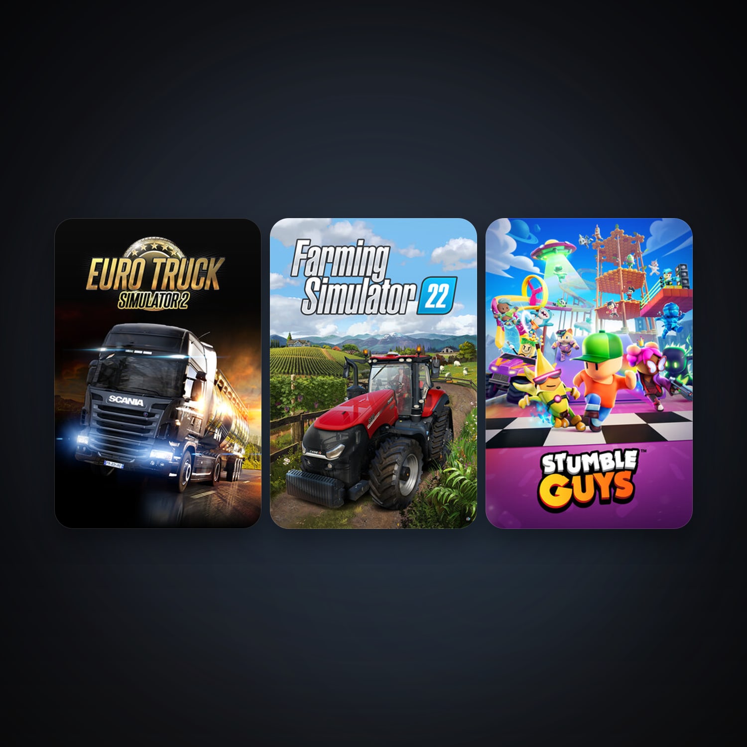 Free CS2 (No Prime) + Euro Truck Simulator 2, 6 games, clean — HabibiAccounts