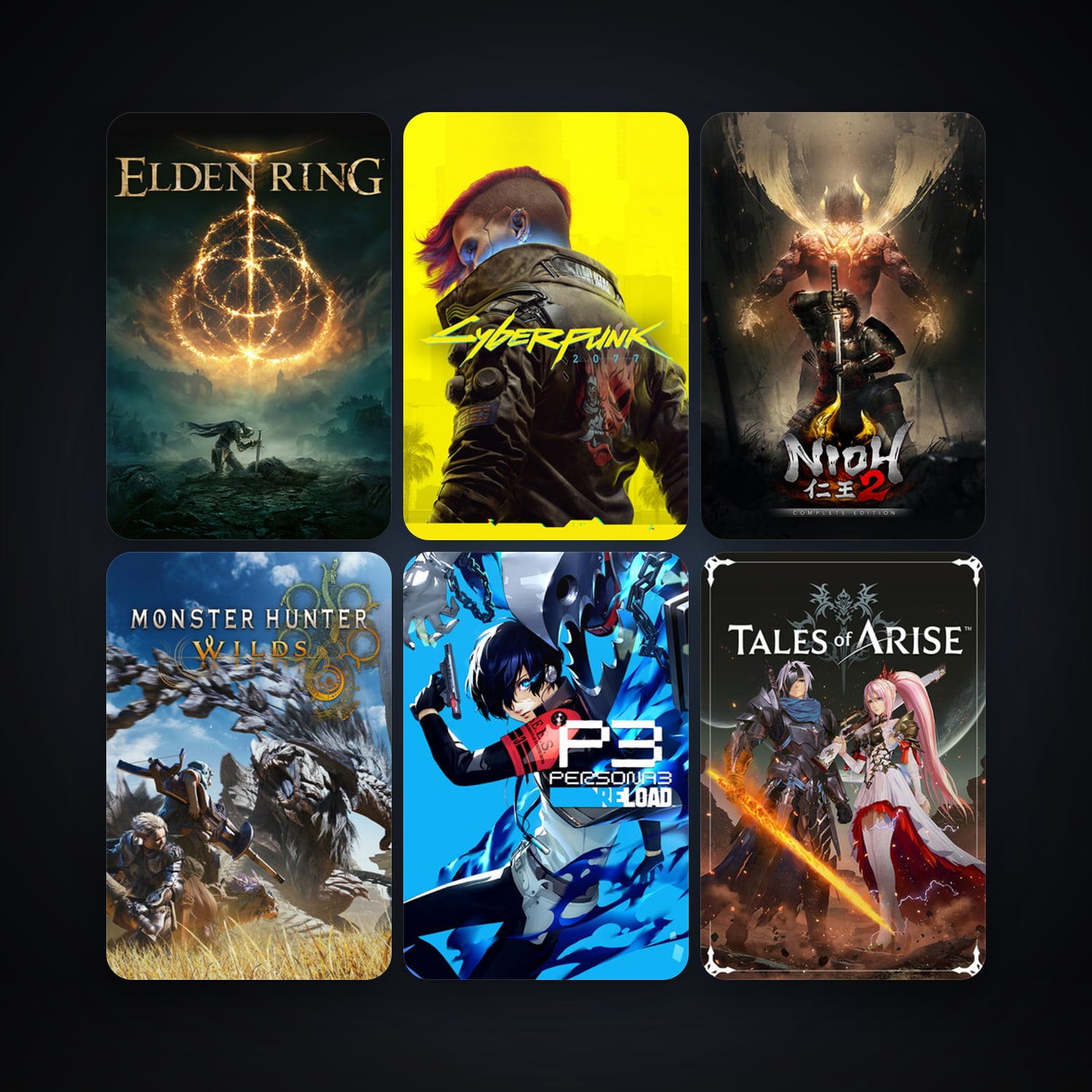 Tales of Arise + Cyberpunk 2077, 37 games, clean — HabibiAccounts