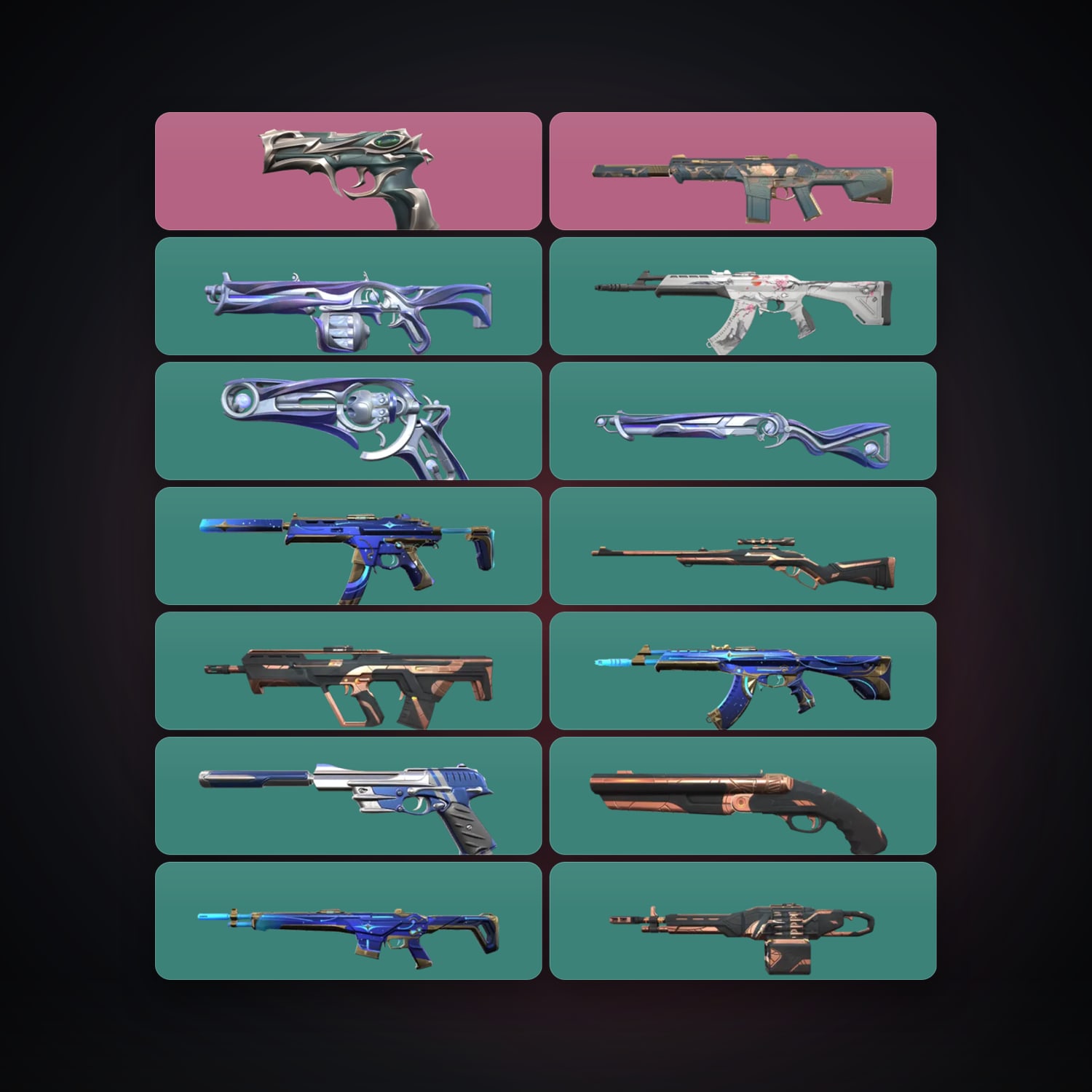 EU Bronze 2 locker — 14 skins, lvl 28 — HabibiAccounts