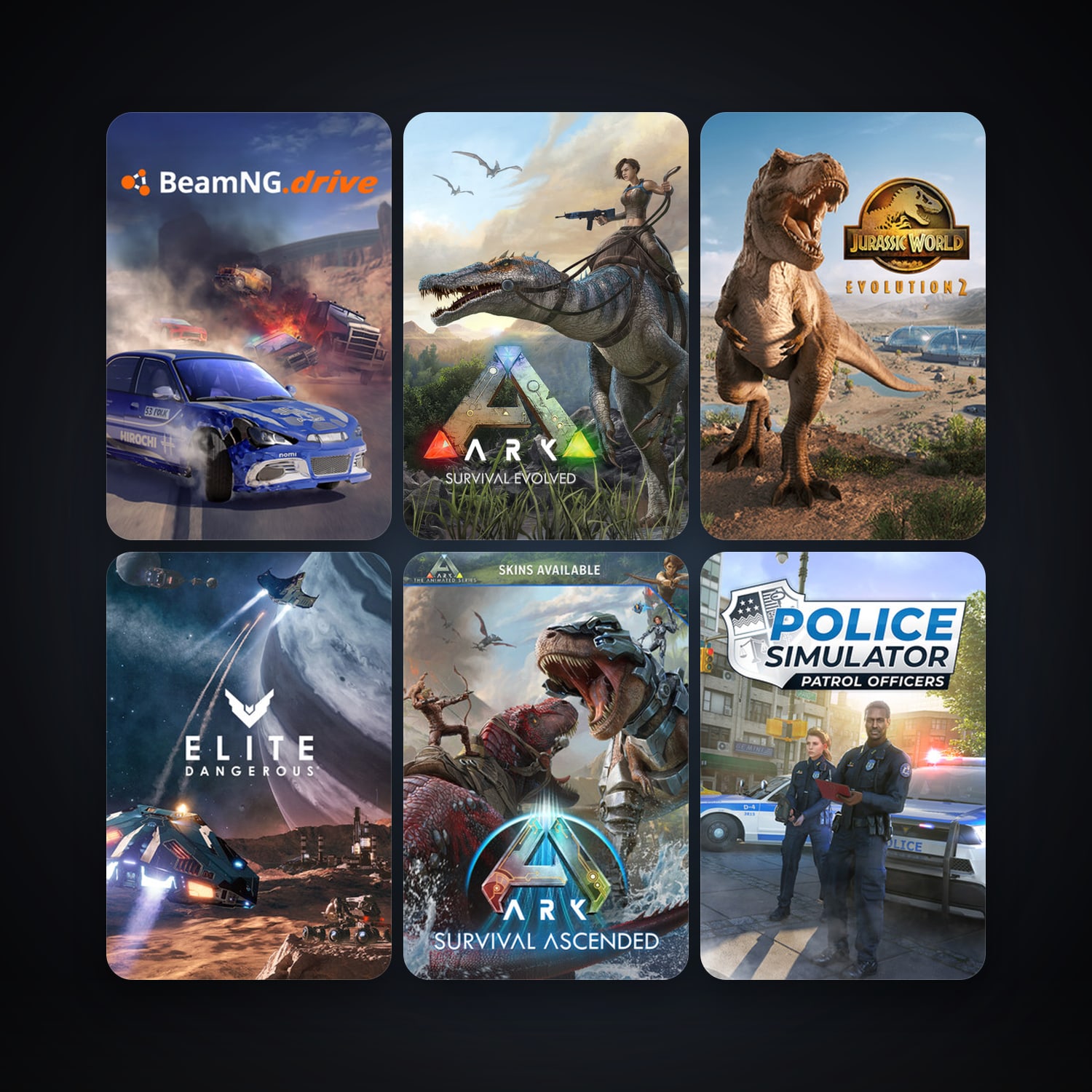 Subnautica + BeamNG.drive, 21 games, clean — HabibiAccounts