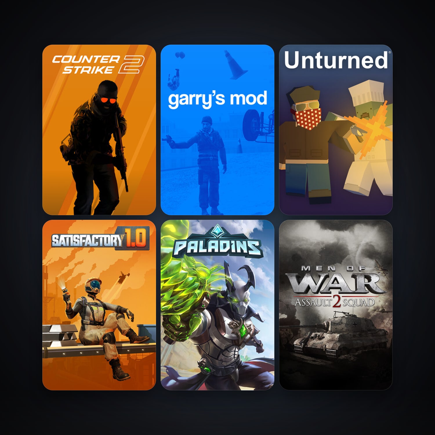 CS2 Prime + Garry's Mod, 184 games, Steam 49, clean — HabibiAccounts