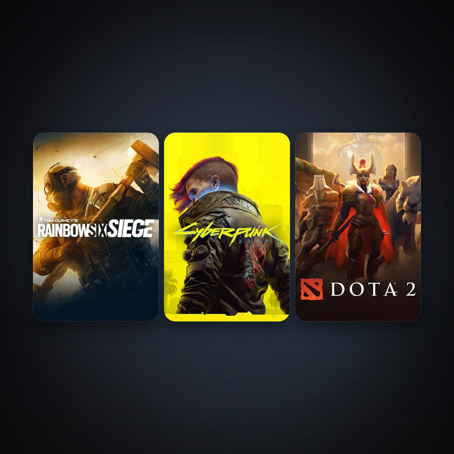 Steam account: Dota 2 + Tom Clancy's Rainbow Six Siege, 5 games, clean — HabibiAccounts