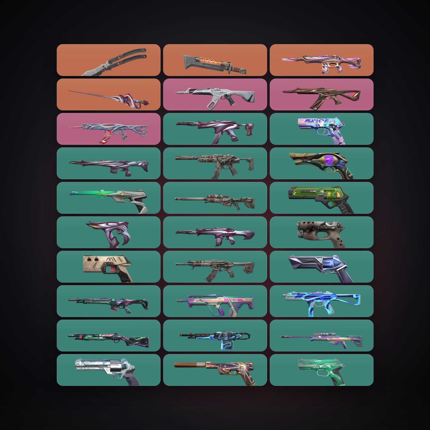 EU Bronze 3 locker — 3 knives, 41 skins, lvl 195 — HabibiAccounts
