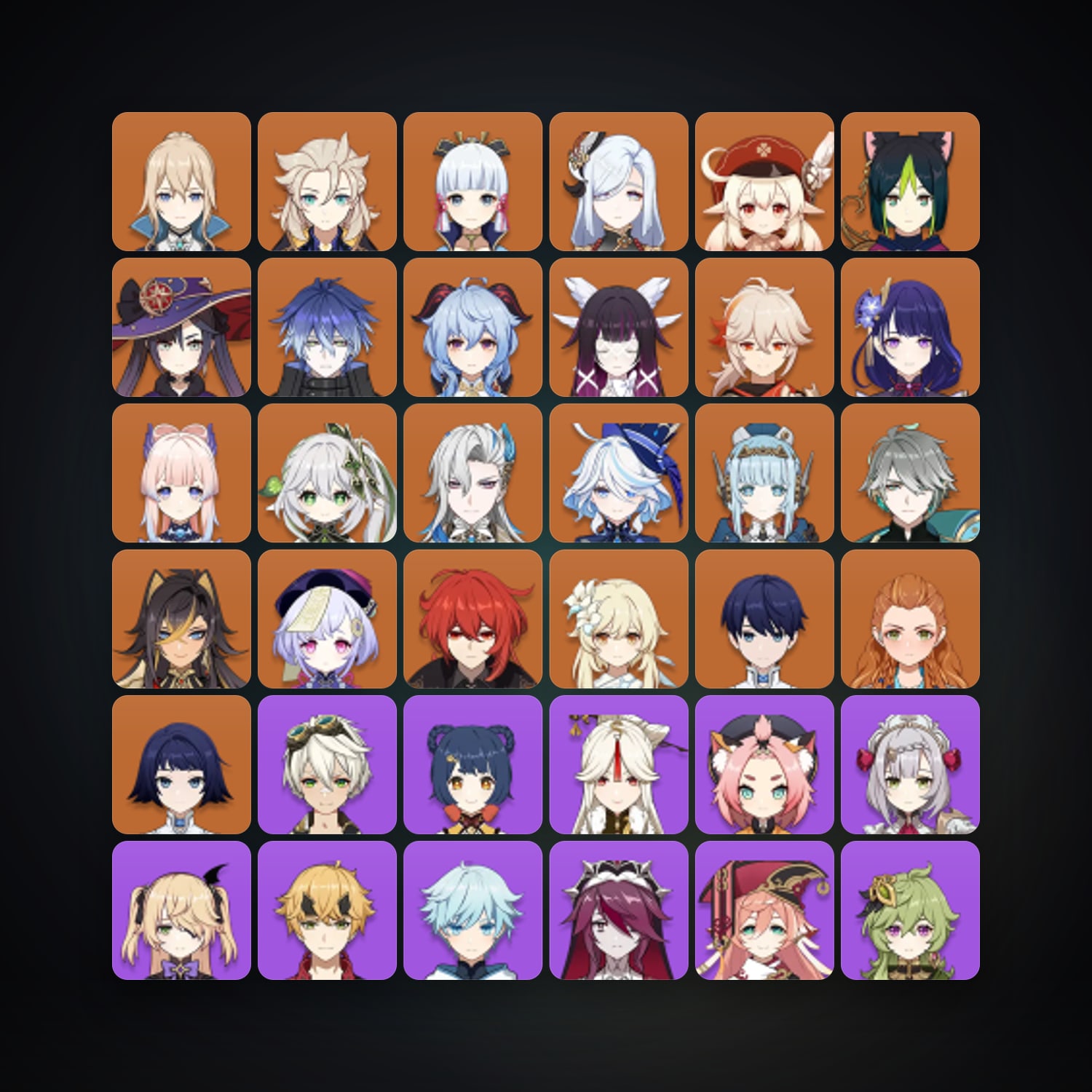 Genshin Impact | AR 60 | 74 Chars | 21× 5★ — HabibiAccounts