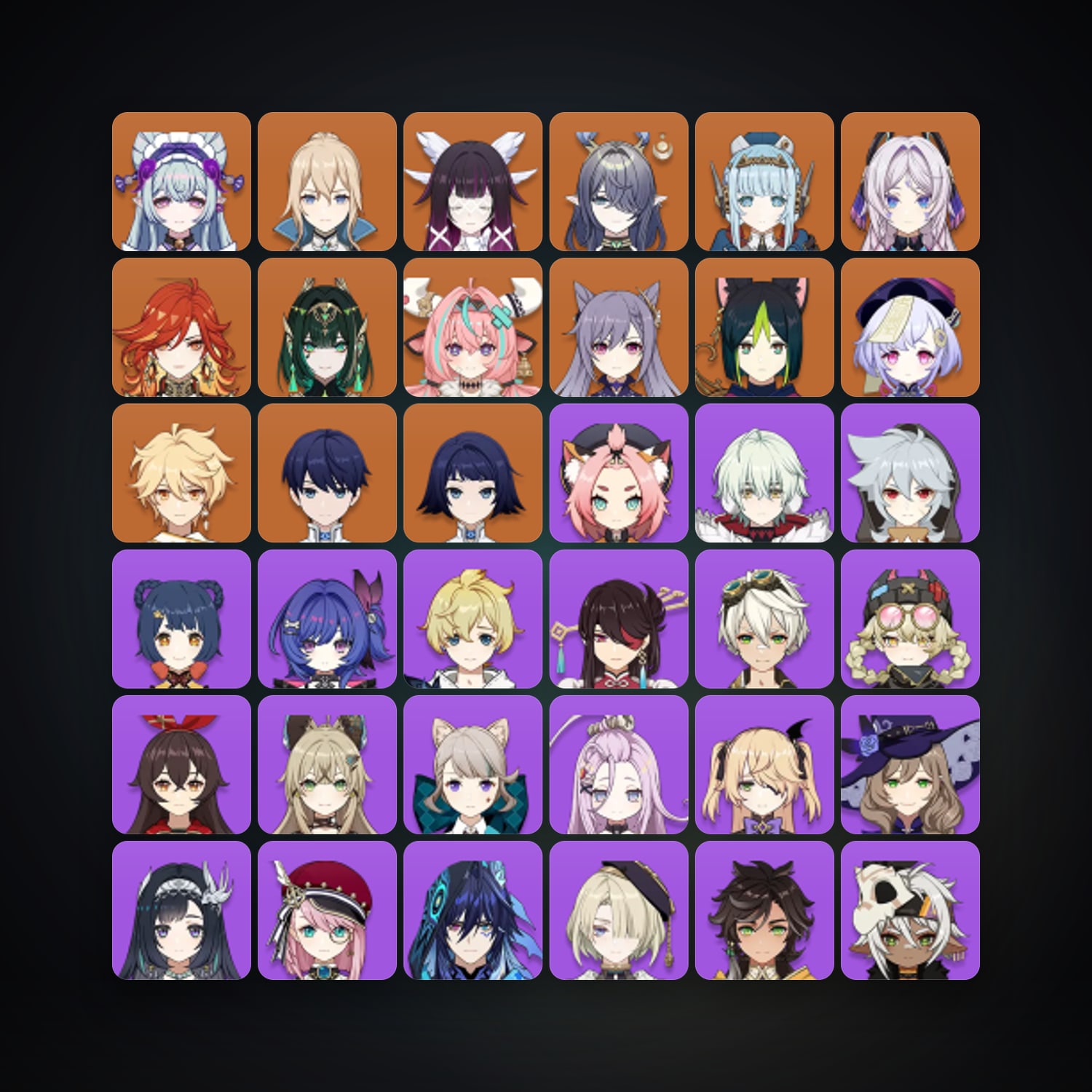 Genshin Impact | AR 57 | 50 Chars | 12× 5★ — Genshin / miHoYo Account — HabibiAccounts