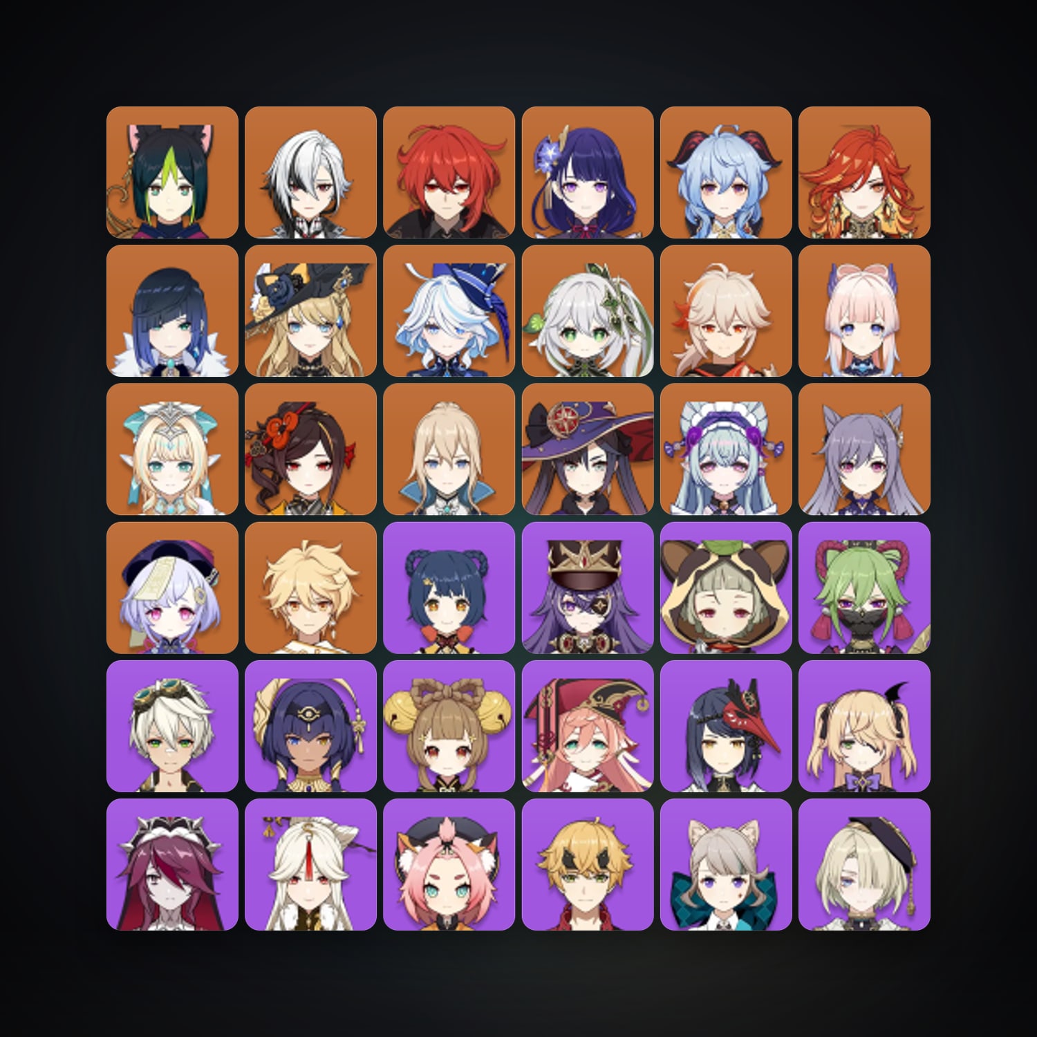 Genshin Impact | AR 59 | 61 Chars | 19× 5★ — HabibiAccounts