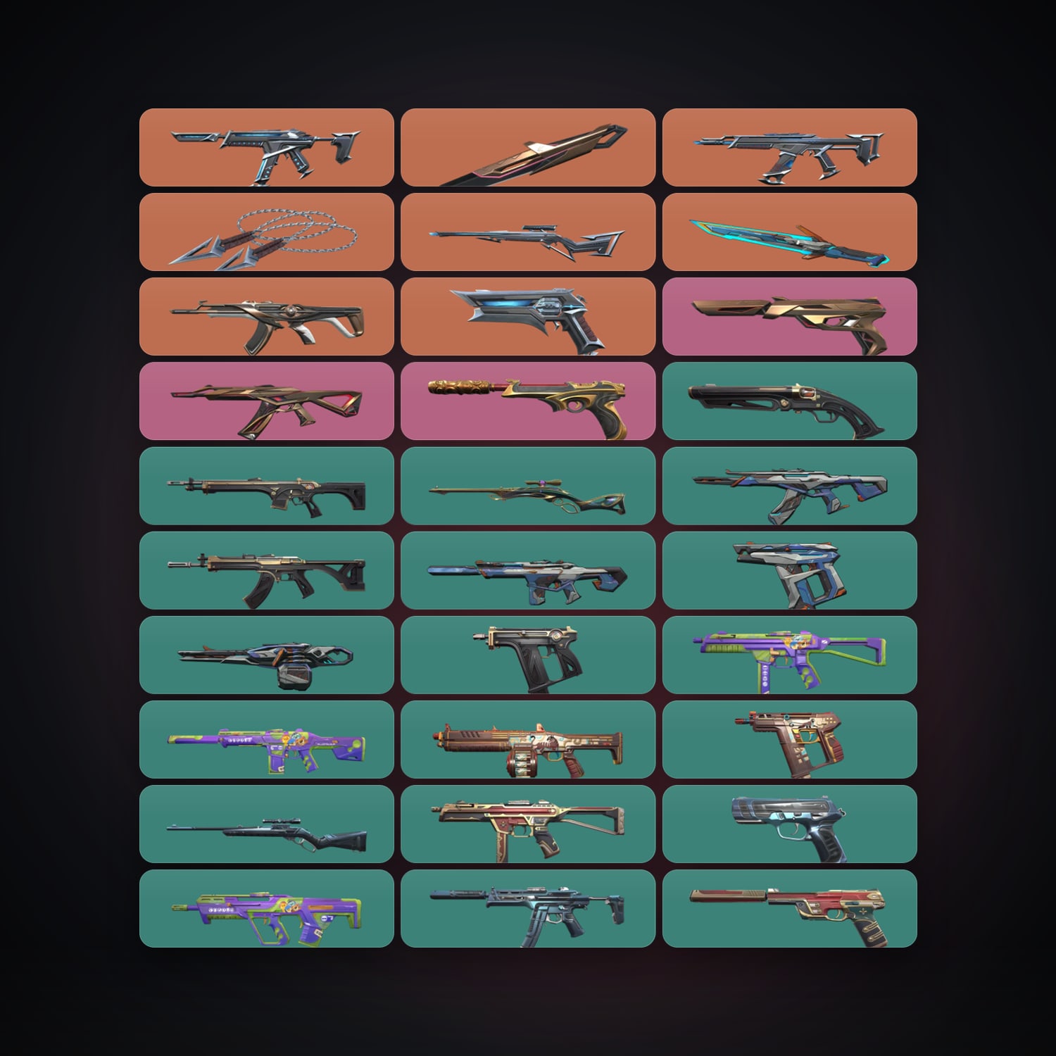 AP locker — 3 knives, 31 skins, lvl 30 — HabibiAccounts