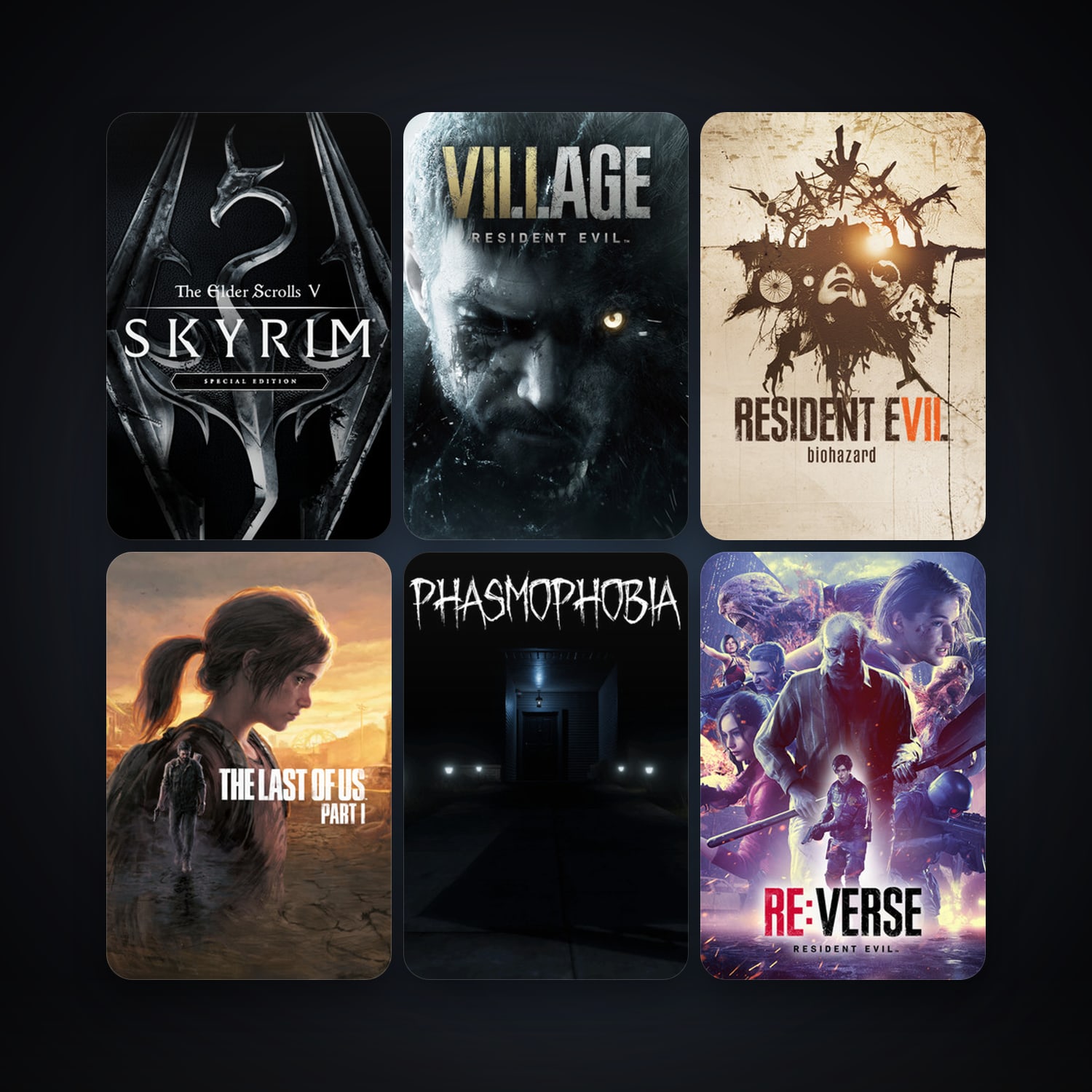 RESIDENT EVIL 7 biohazard / BIOHAZARD 7 resident evil + The Elder Scrolls V: Skyrim Special Edition, 7 games, clean — HabibiAccounts
