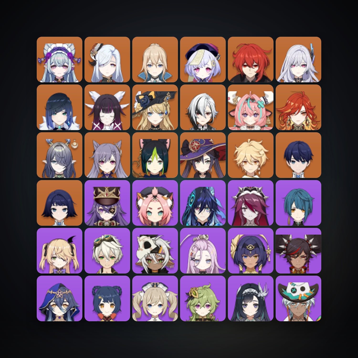 Genshin Impact | AR 59 | 66 Chars | 16× 5★ — Genshin / miHoYo Account · 262602642 — HabibiAccounts