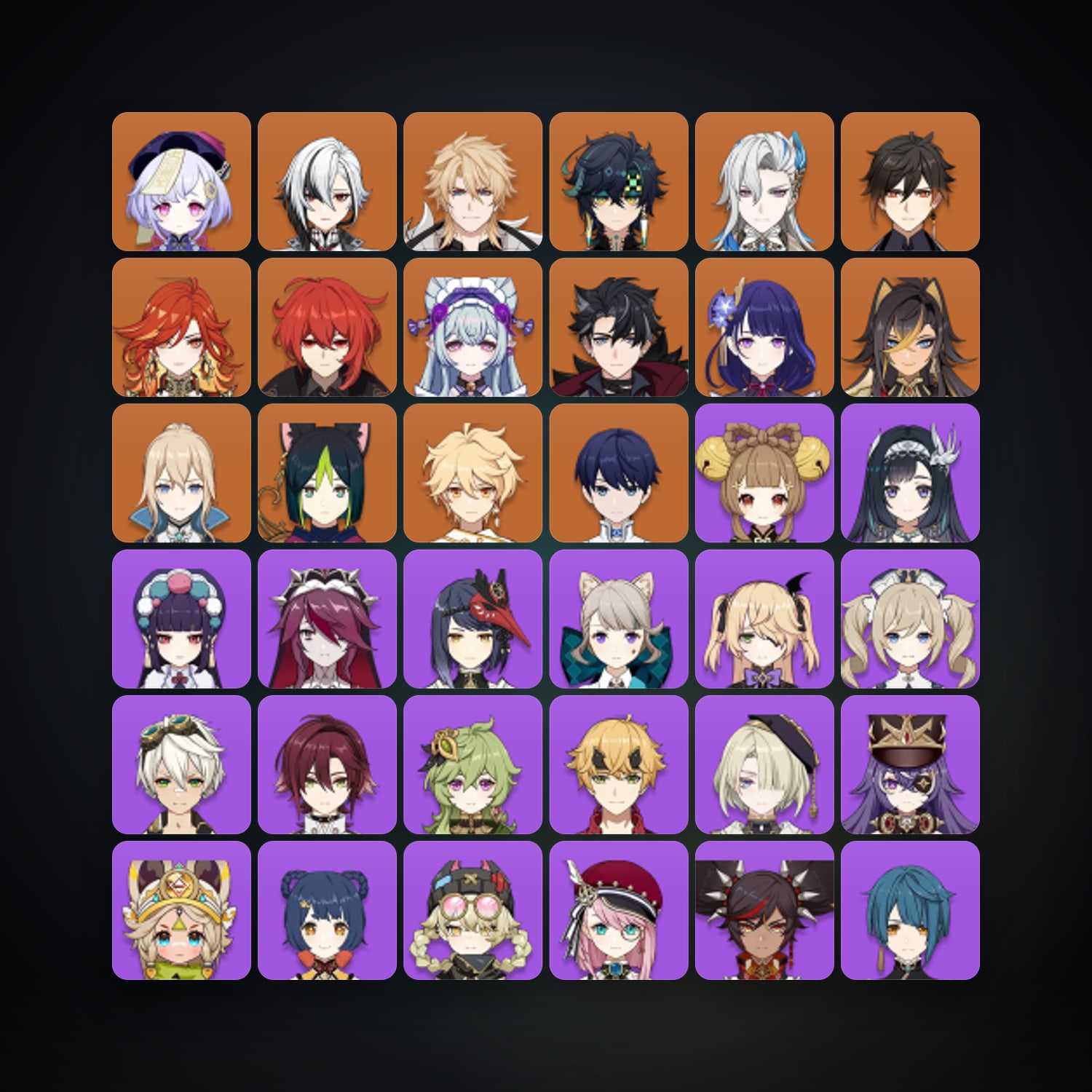 Genshin Impact | AR 58 | 62 Chars | 14× 5★ — HabibiAccounts