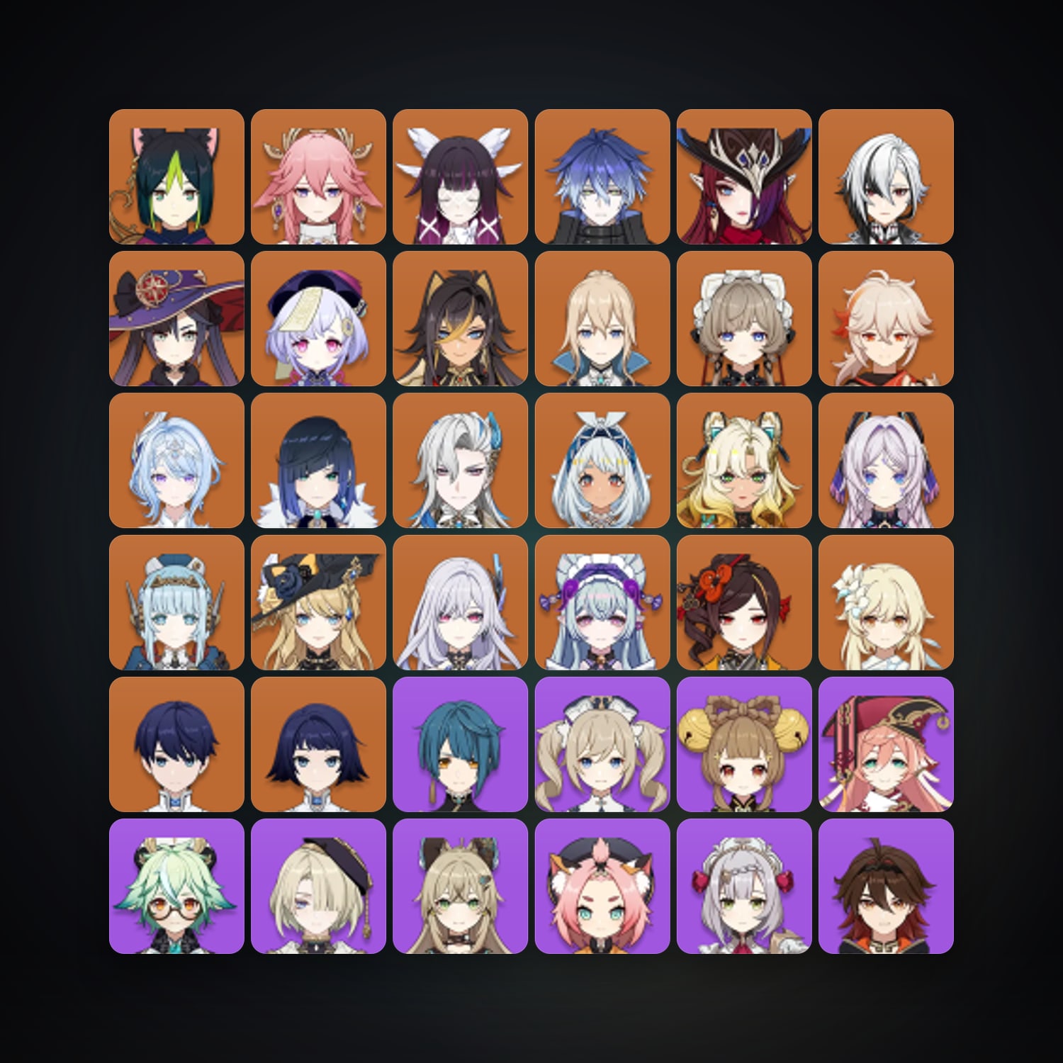 Genshin Impact | AR 60 | 74 Chars | 23× 5★ — Genshin / miHoYo Account — HabibiAccounts