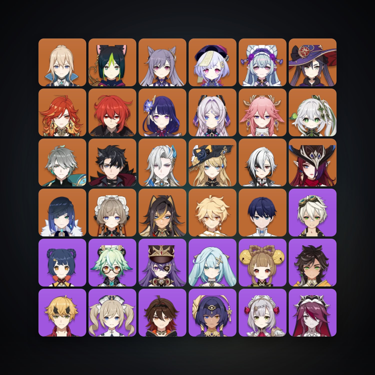 Genshin Impact | AR 60 | 71 Chars | 21× 5★ — Genshin / miHoYo Account · 262603334 — HabibiAccounts