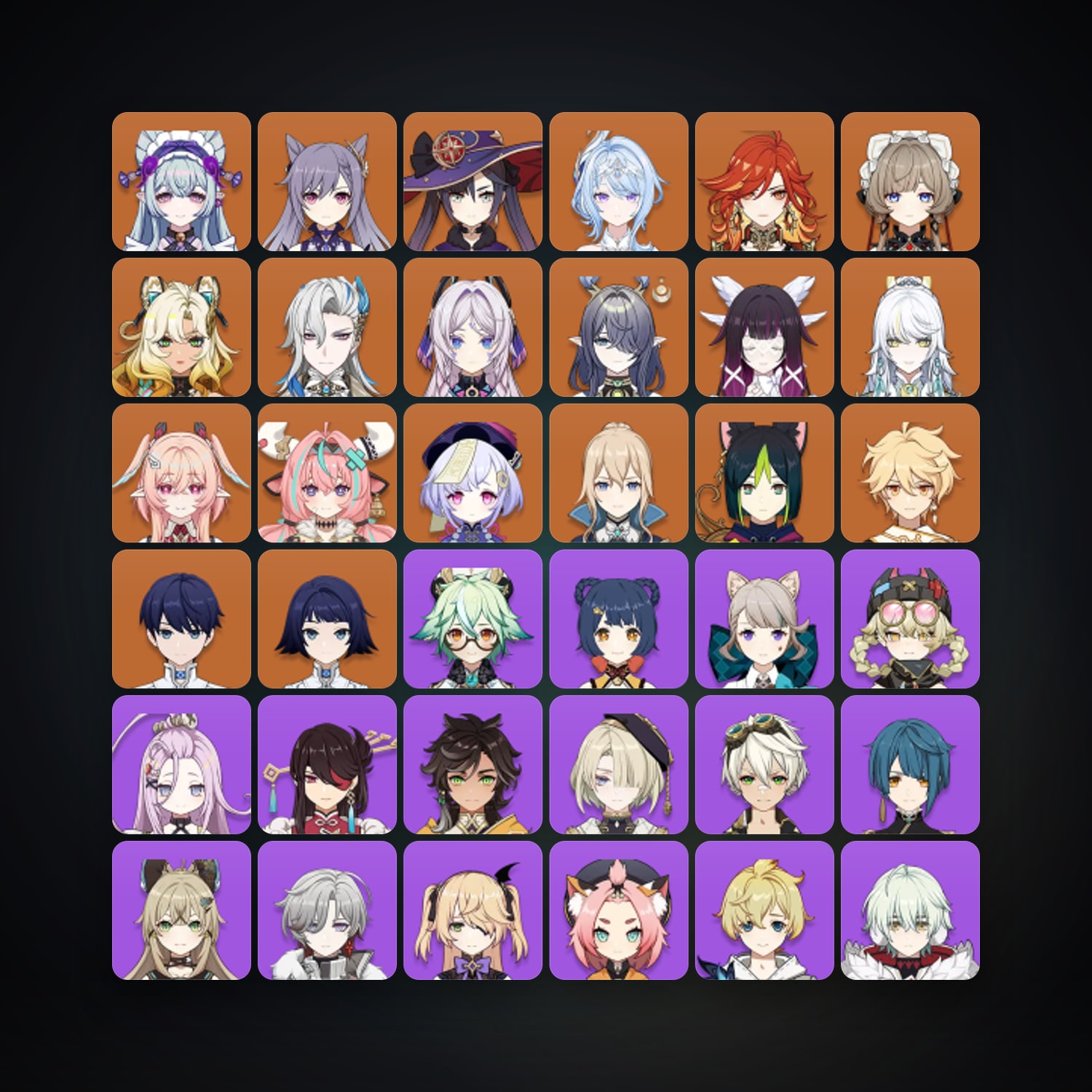 Genshin Impact account — AR 58 | 56 Chars | 17× 5★ — HabibiAccounts