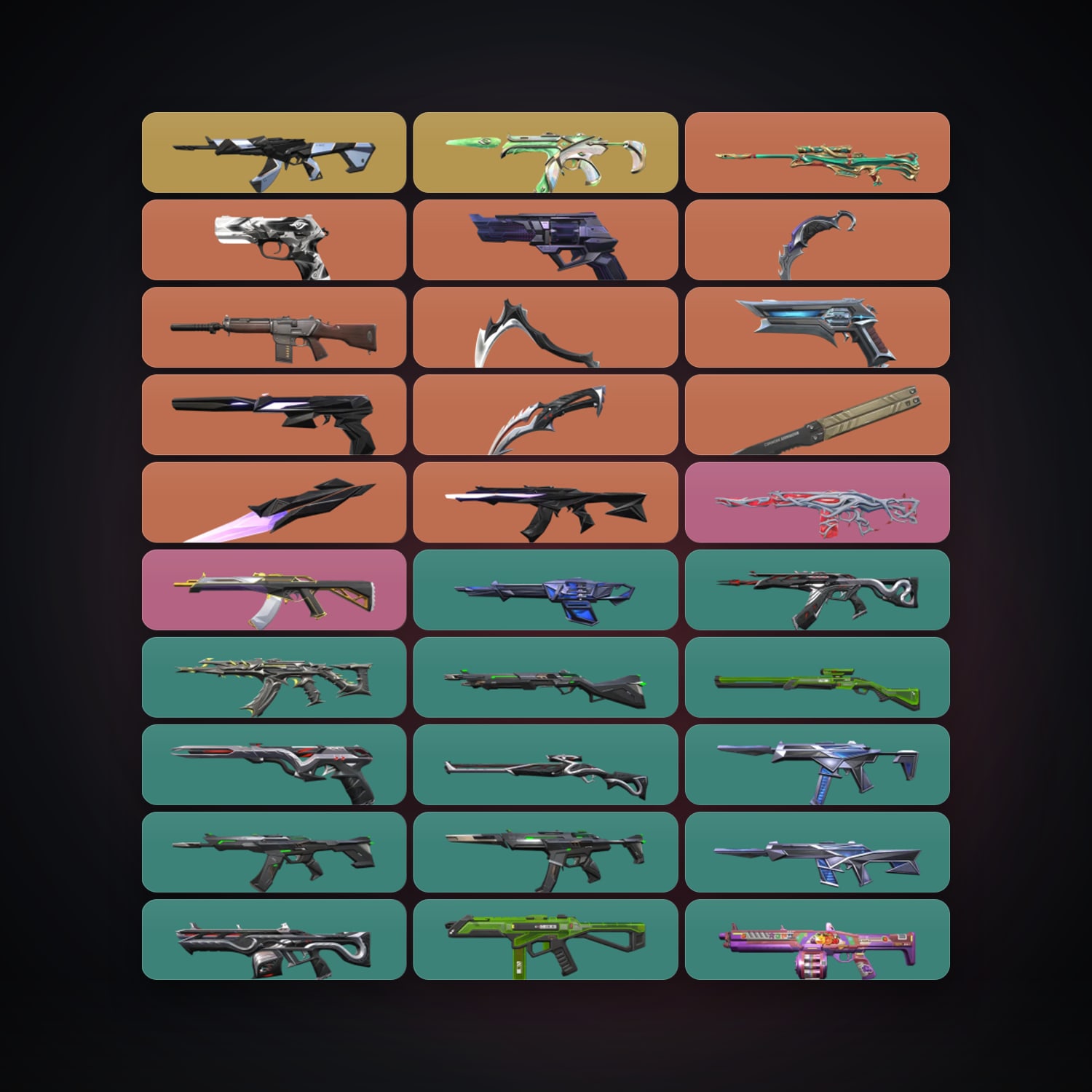 EU Silver 2 locker — 5 knives, 58 skins, lvl 80 — HabibiAccounts