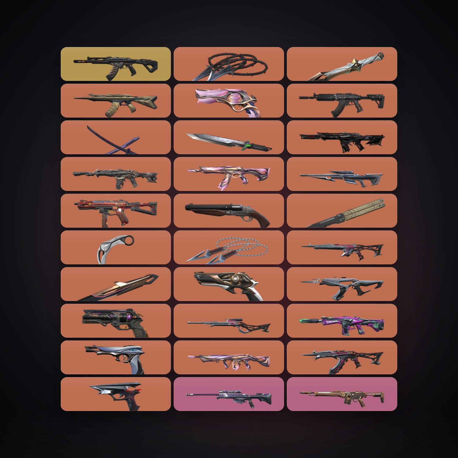 EU Diamond 2 locker — 8 knives, 80 skins, lvl 62 — HabibiAccounts