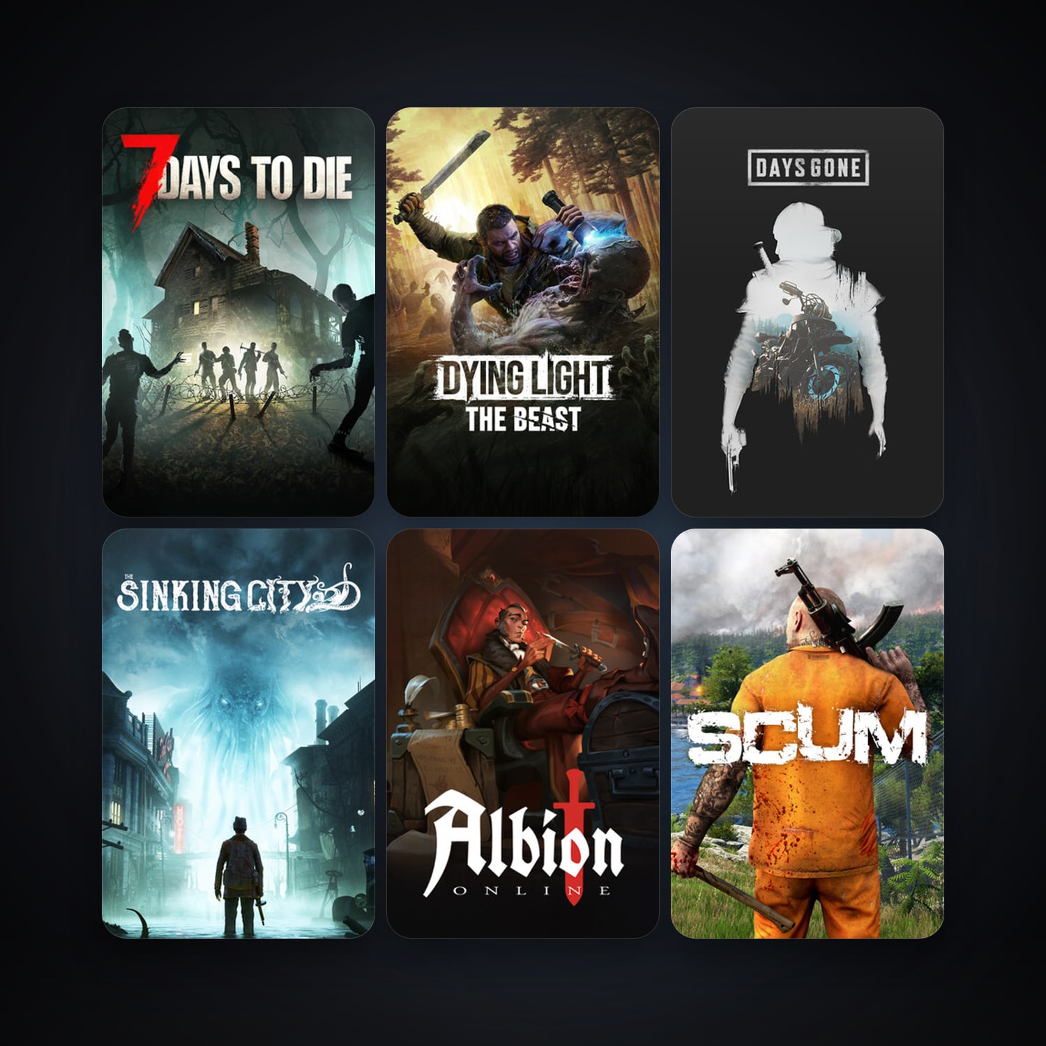 Resident Evil 5 + Project Zomboid, 32 games, clean — HabibiAccounts