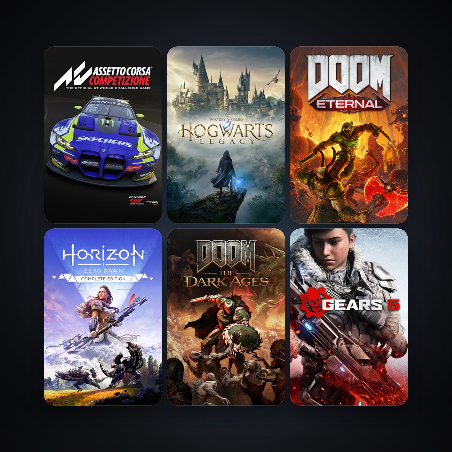 Project CARS 2 + Metro Exodus, 29 games, clean — HabibiAccounts