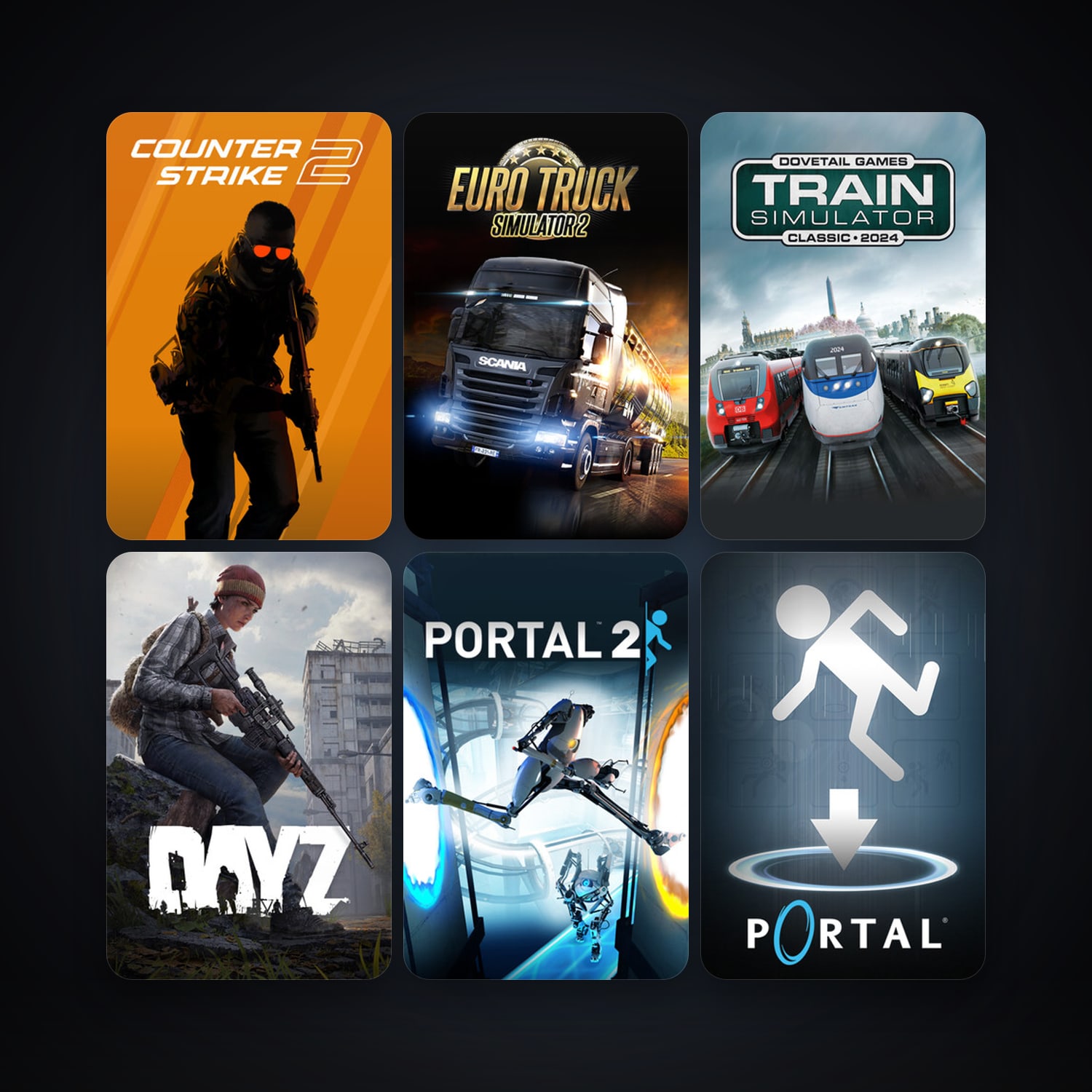 Portal + Portal 2, 9 games, clean — HabibiAccounts