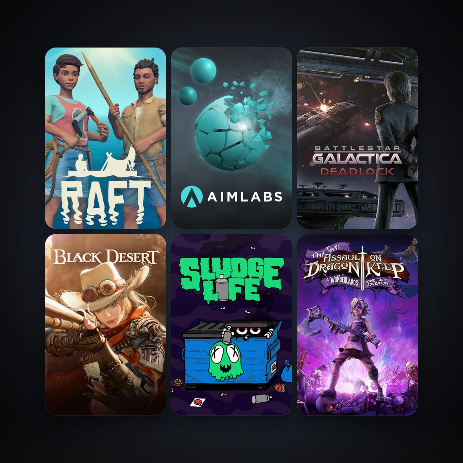 Battlestar Galactica Deadlock + Black Desert Online, 7 games, clean — HabibiAccounts