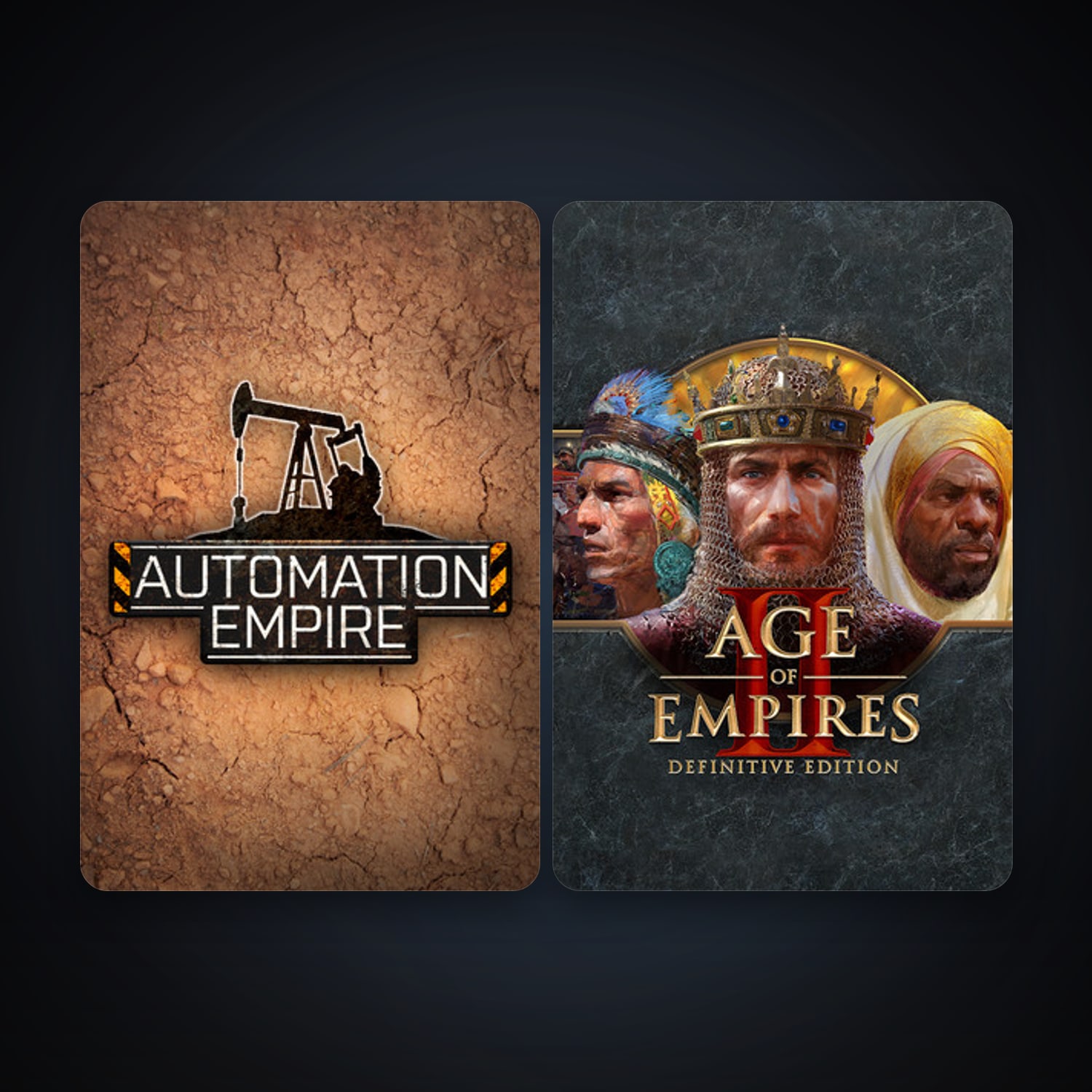 Age of Empires II: Definitive Edition + Automation Empire, 2 games, clean — HabibiAccounts