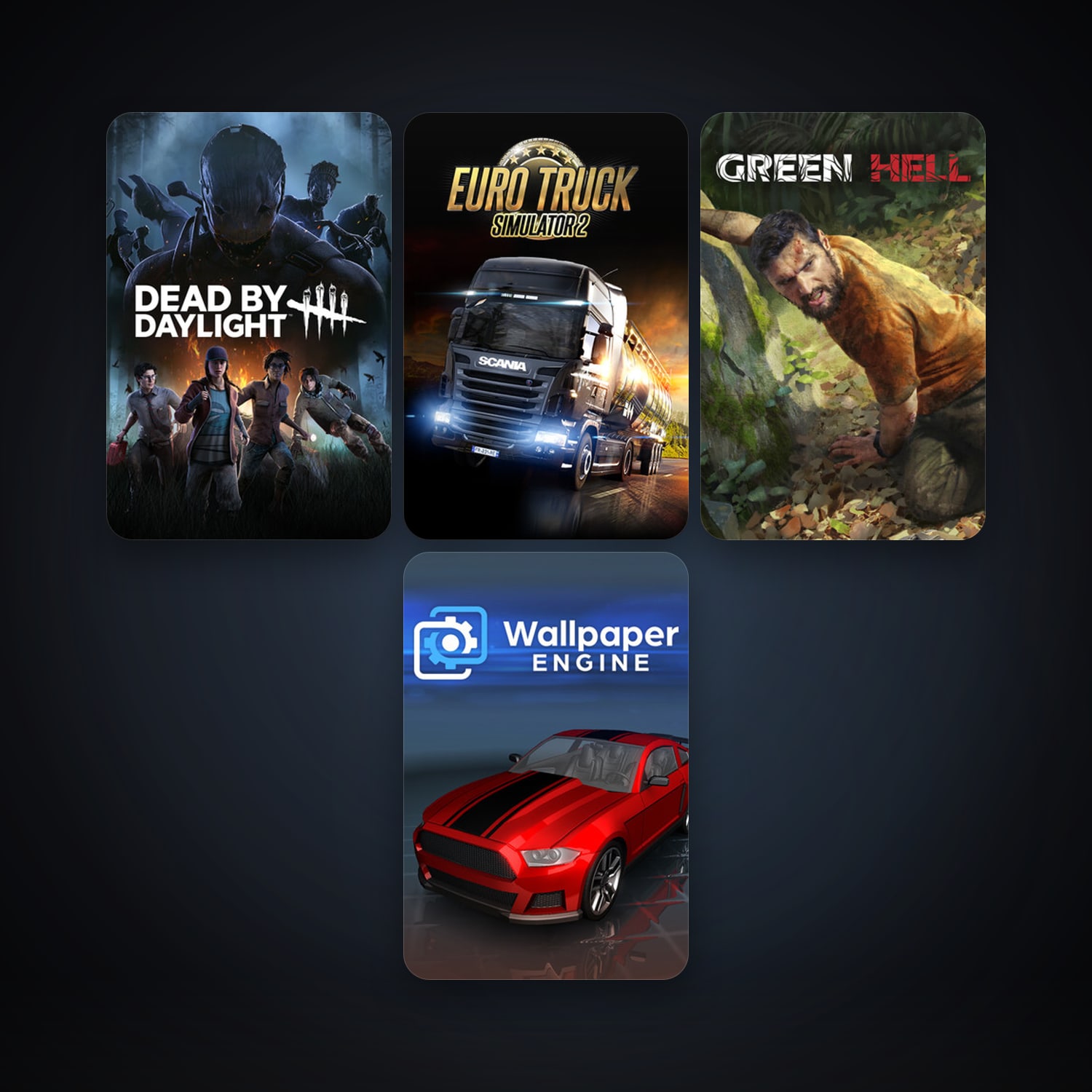 Euro Truck Simulator 2 + Dead by Daylight, 13 games, clean — HabibiAccounts