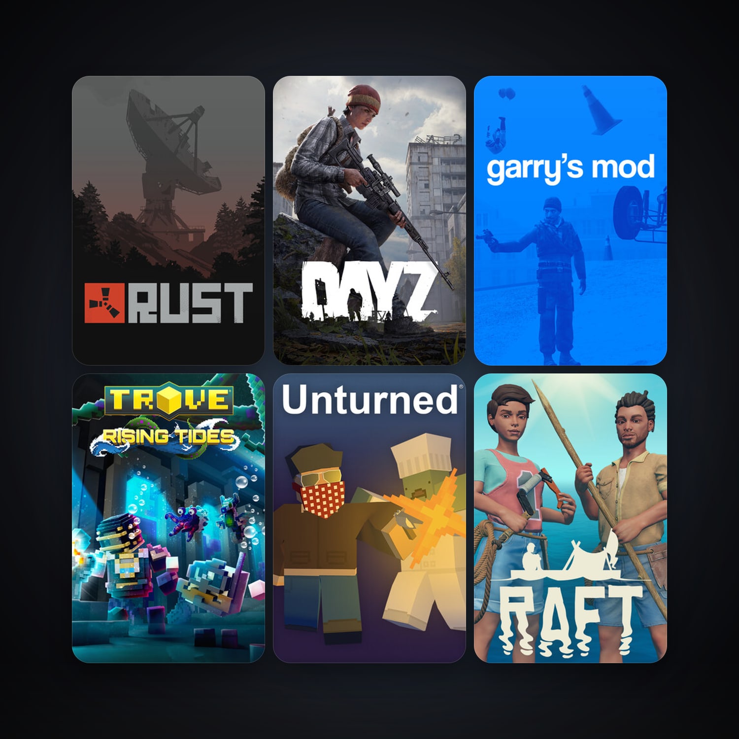Garry's Mod + DayZ, 36 games, clean — HabibiAccounts