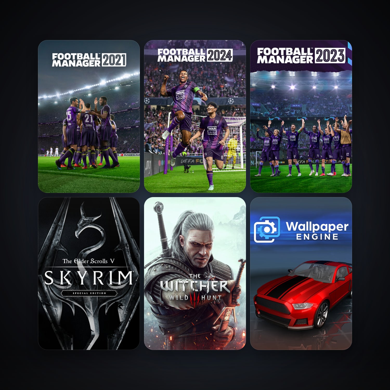 The Witcher 3: Wild Hunt + Dead by Daylight, 54 games, clean — HabibiAccounts
