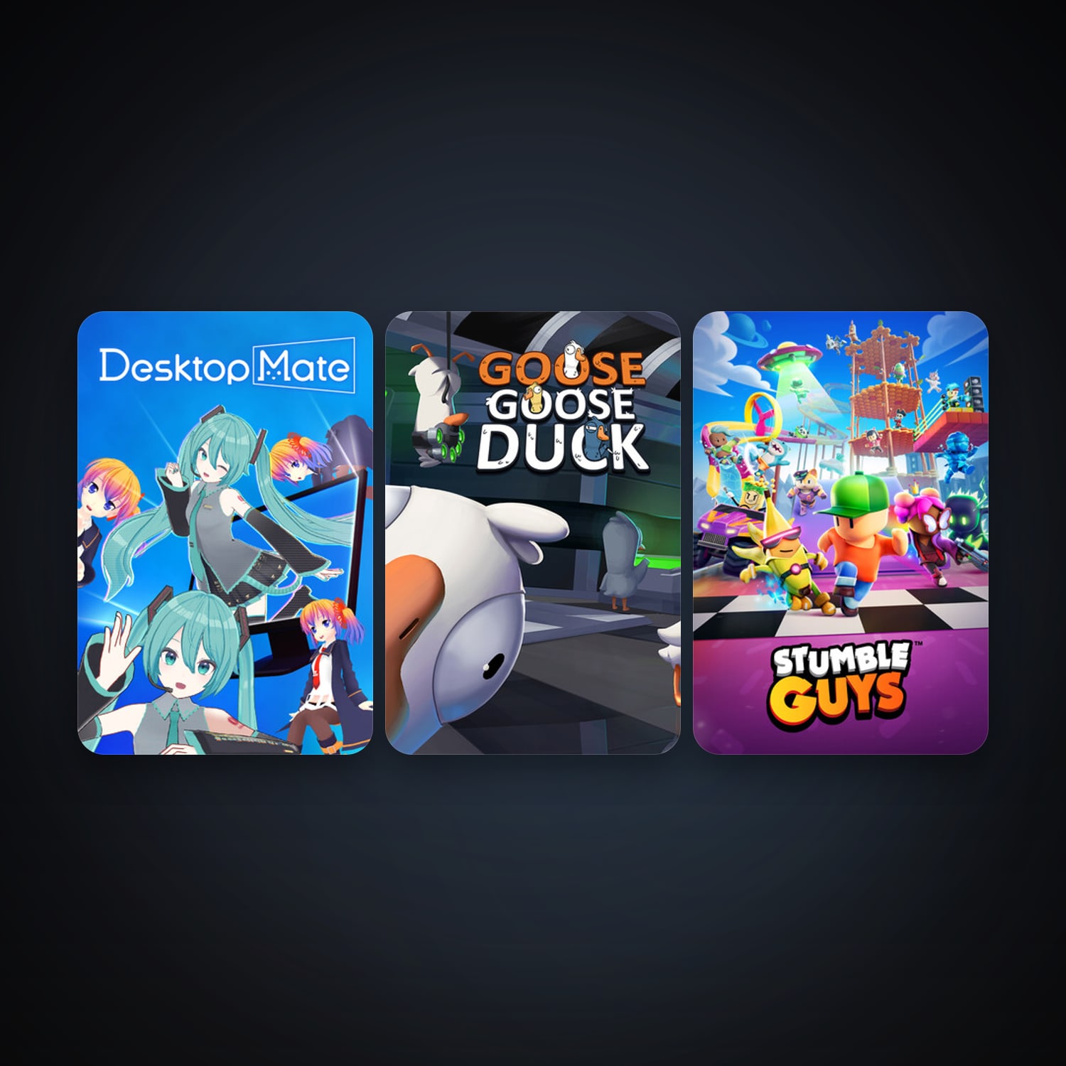 Goose Goose Duck + Stumble Guys, 6 games, clean — HabibiAccounts