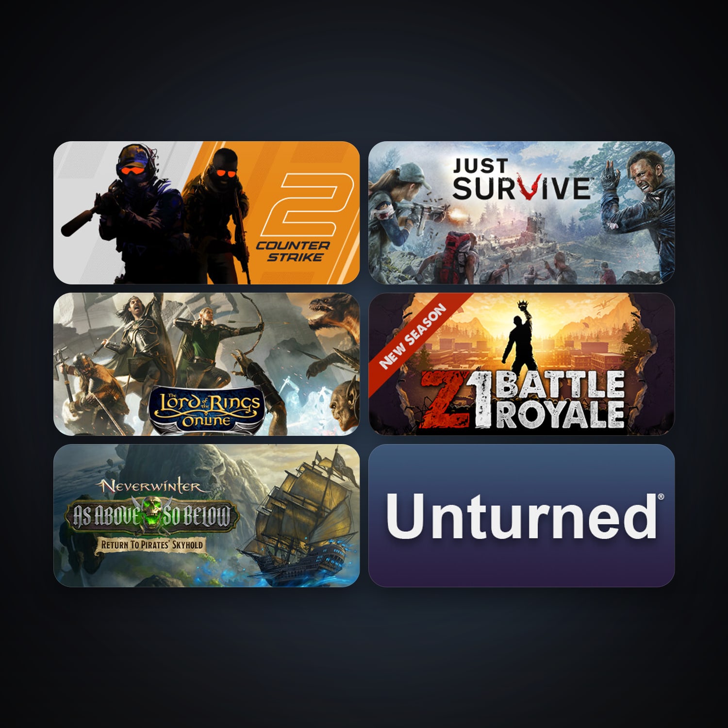 CS2 Prime + Neverwinter, 28 games, clean — HabibiAccounts