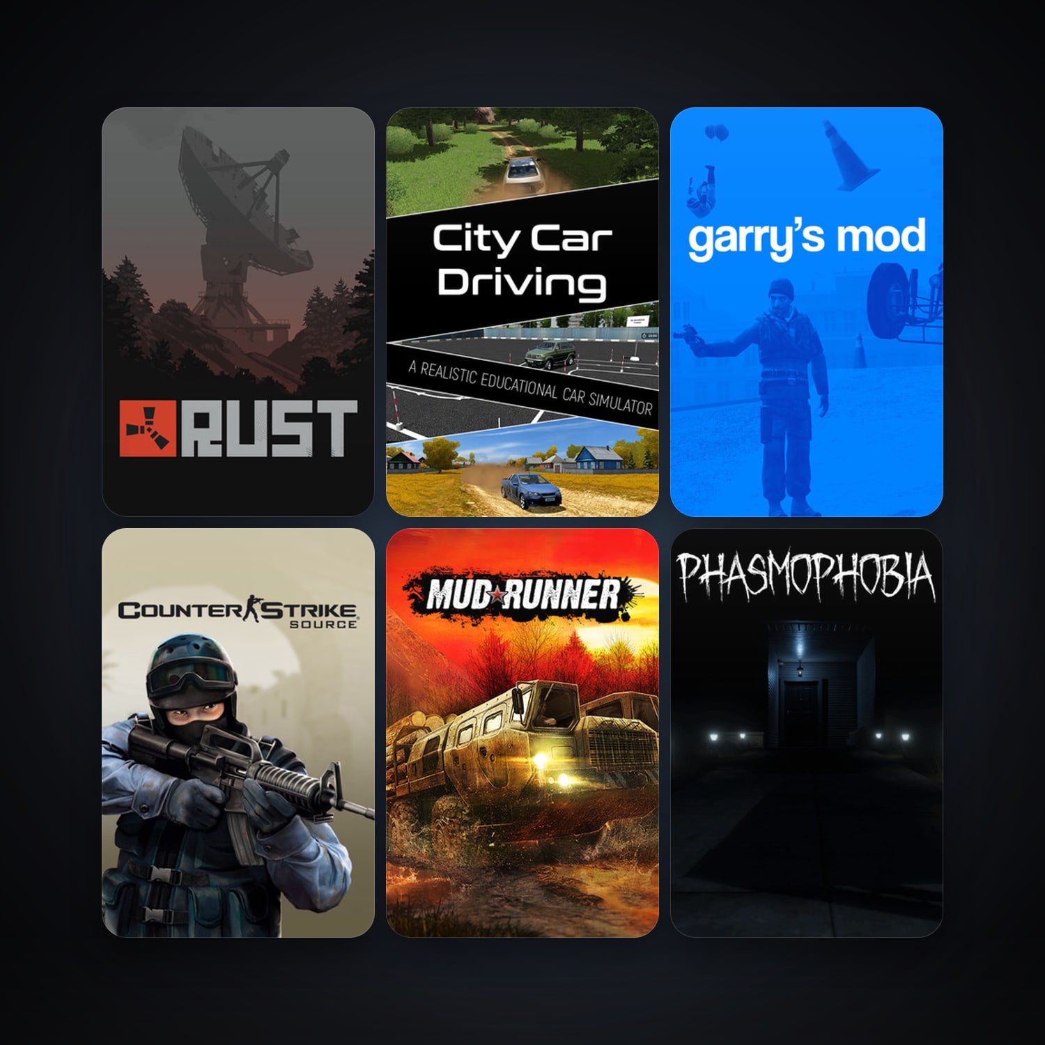 Counter-Strike: Source + Garry's Mod, 31 games, clean — HabibiAccounts