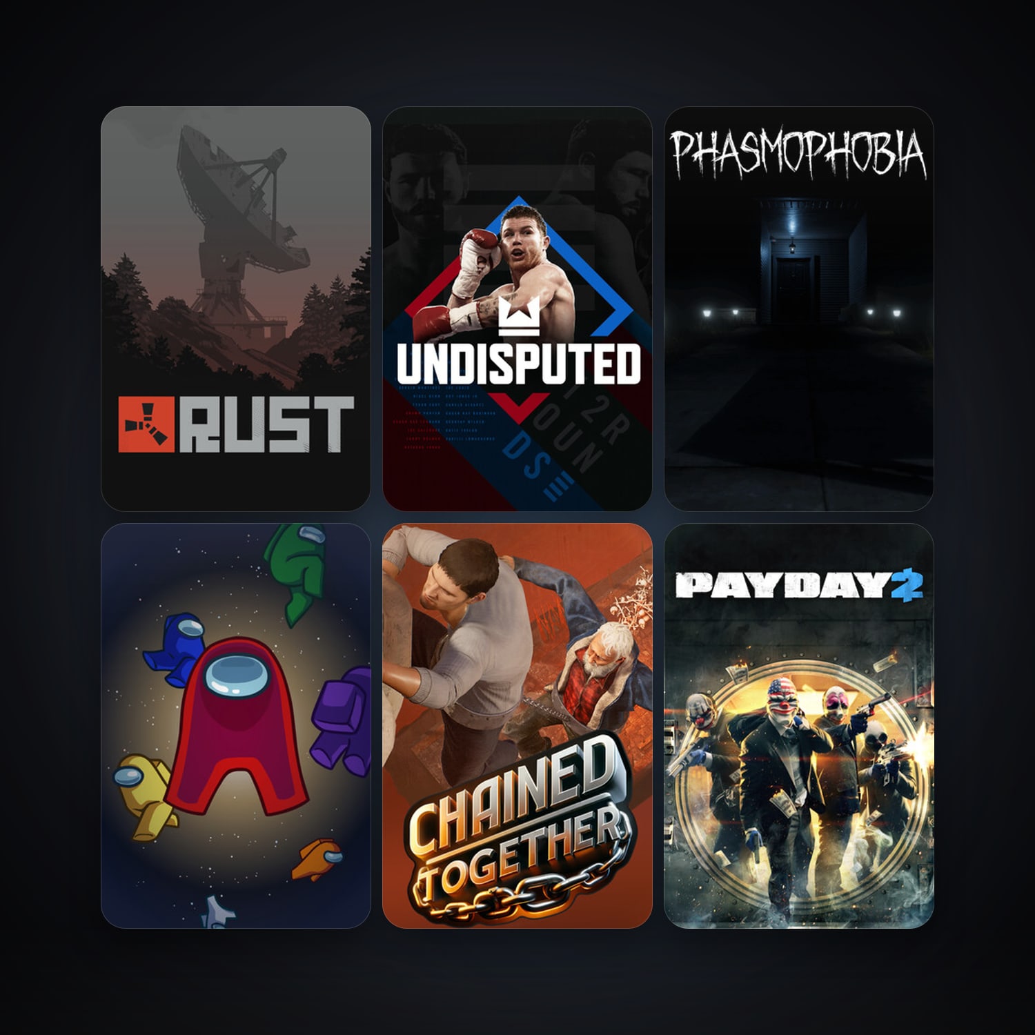 PAYDAY 2 + Rust, 11 games, clean — HabibiAccounts
