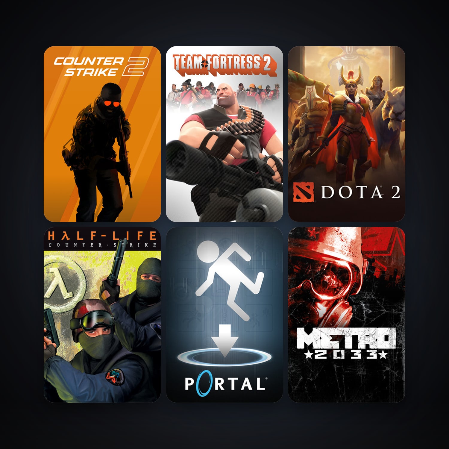 Counter-Strike + Day of Defeat, 17 games, Steam 10, clean — HabibiAccounts