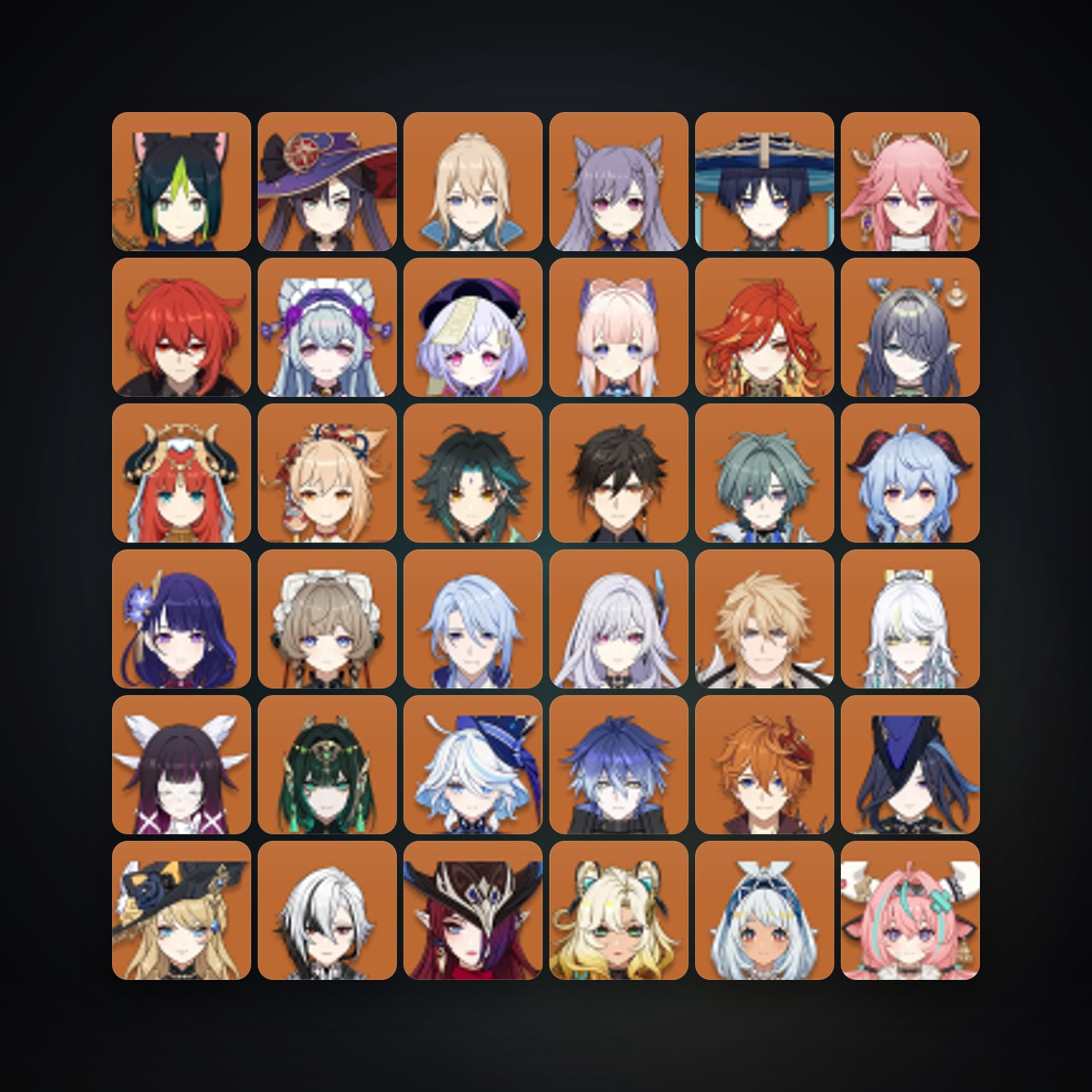 Genshin Impact | AR 60 | 104 Chars | 50× 5★ — Genshin / miHoYo Account — HabibiAccounts