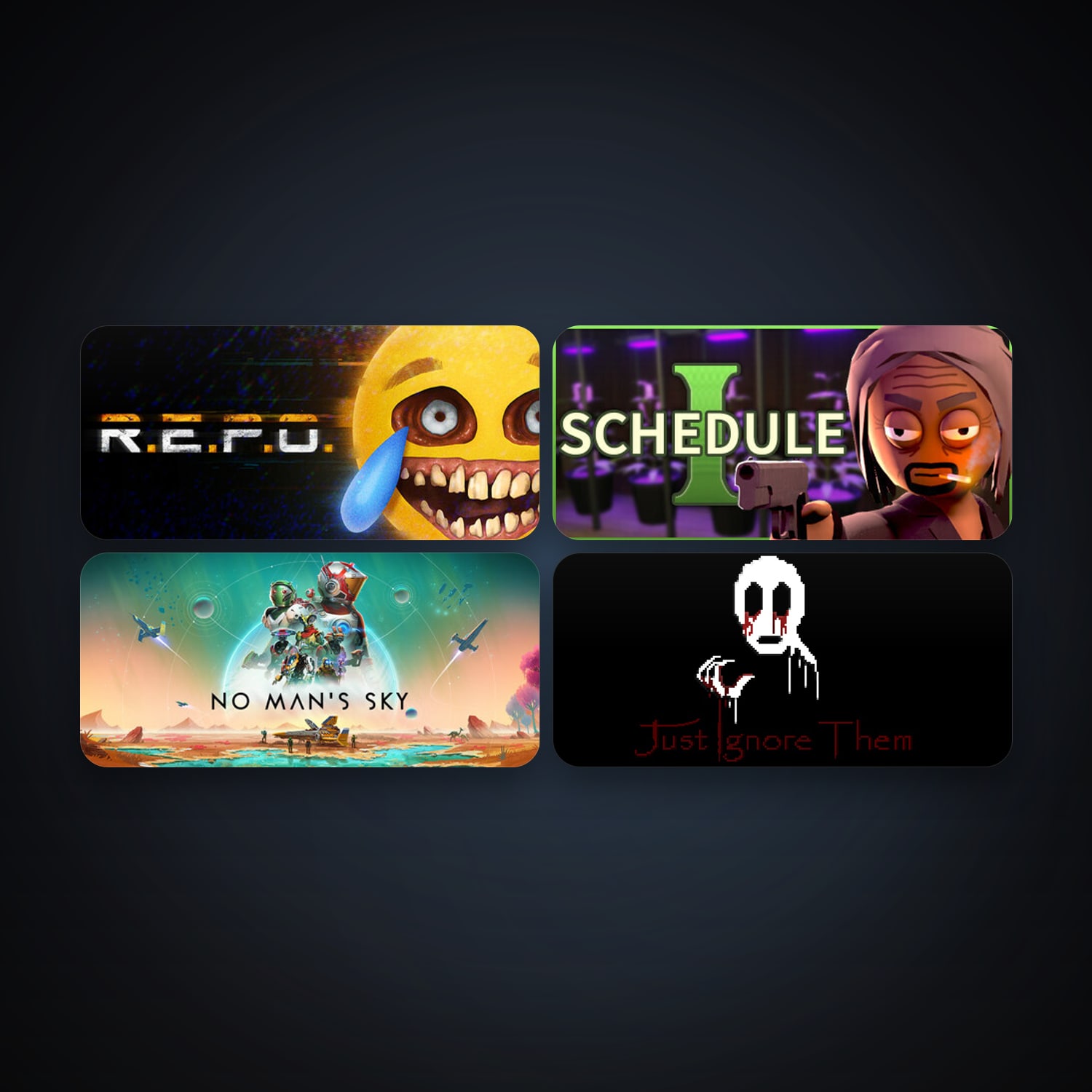 No Man's Sky + Just Ignore Them, 7 games, clean — HabibiAccounts