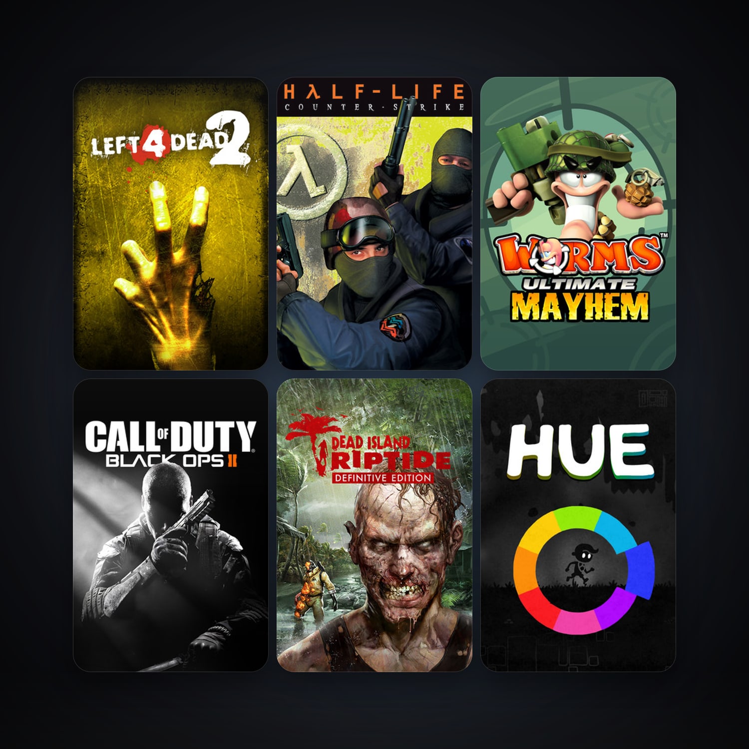 Counter-Strike + Left 4 Dead 2, 14 games, clean — HabibiAccounts