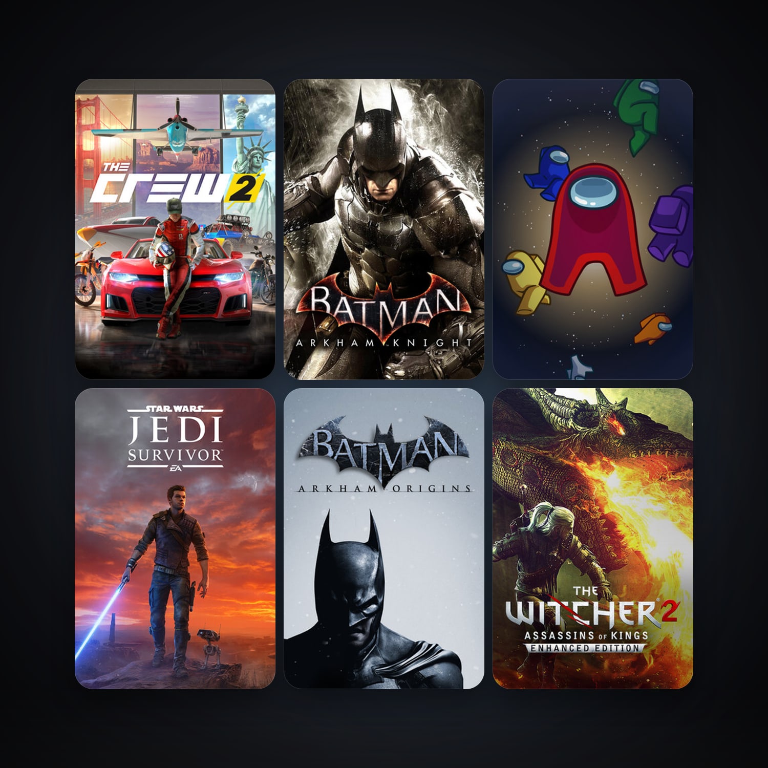 The Witcher 2: Assassins of Kings Enhanced Edition + STAR WARS - Knights of the Old Republic, 29 games, clean — HabibiAccounts