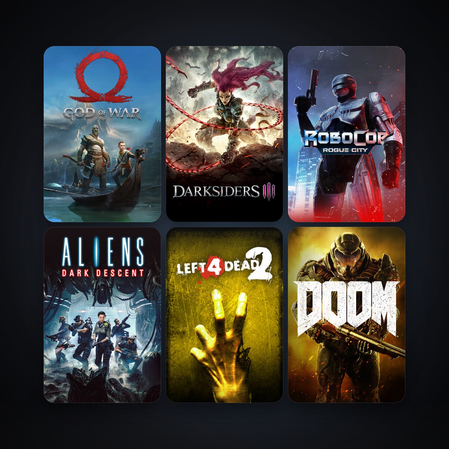 Left 4 Dead 2 + DOOM, 44 games, Steam 10, clean — HabibiAccounts