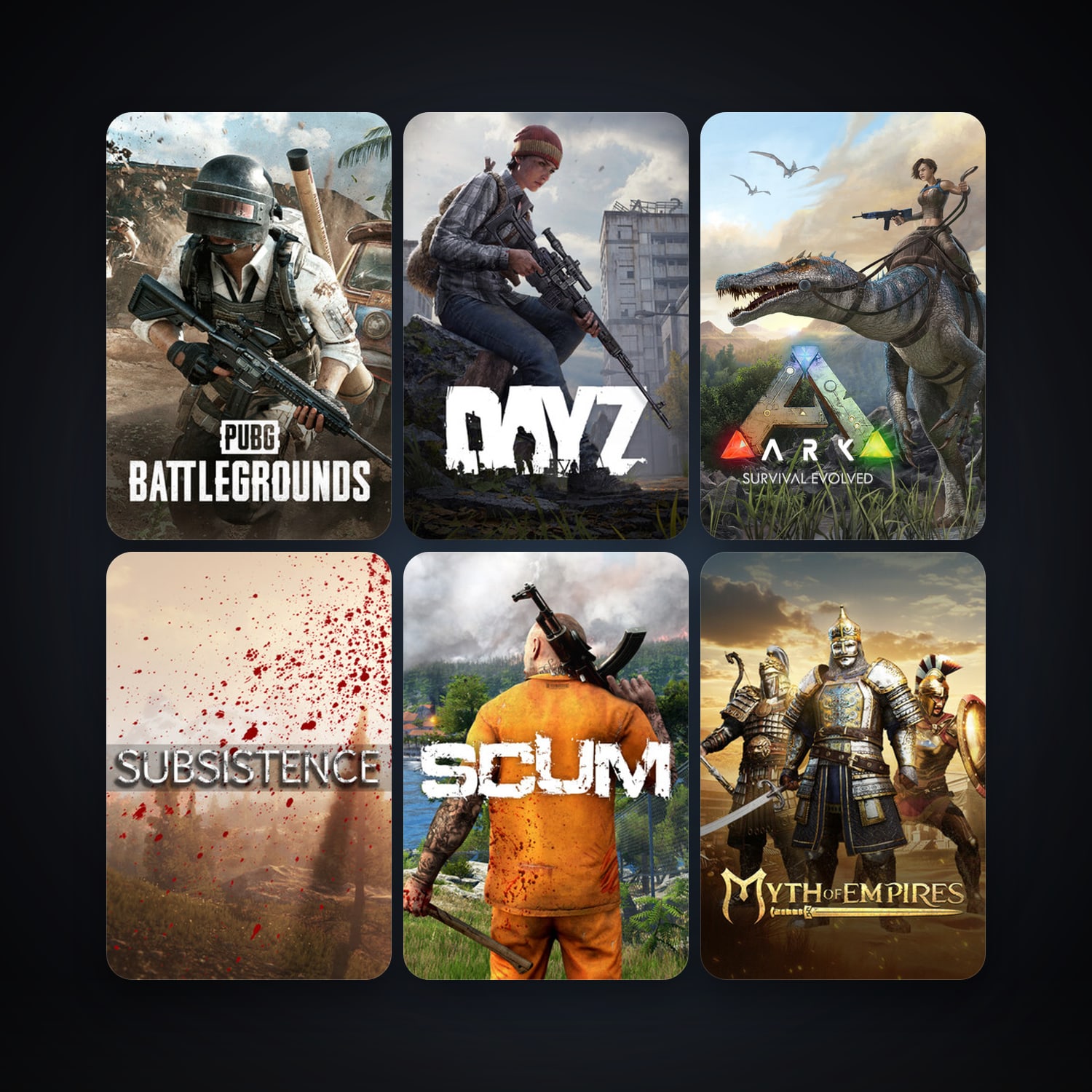 DayZ + ARK: Survival Evolved, 27 games, clean — HabibiAccounts