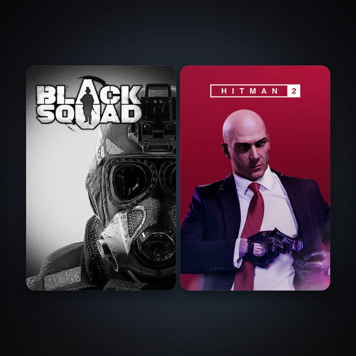 Black Squad + HITMAN 2, 3 games, clean — HabibiAccounts