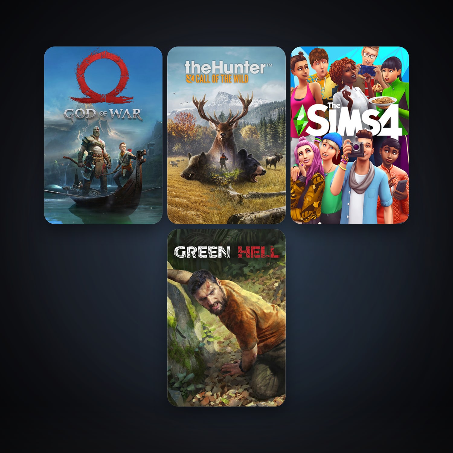 The Forest + theHunter: Call of the Wild, 13 games, clean — HabibiAccounts
