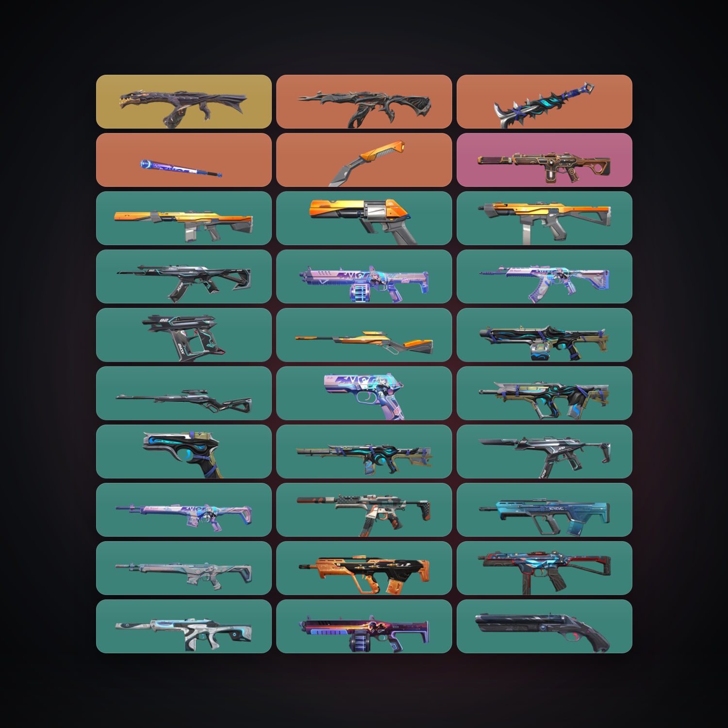 BR Bronze 3 locker — 3 knives, 55 skins, lvl 123 — HabibiAccounts